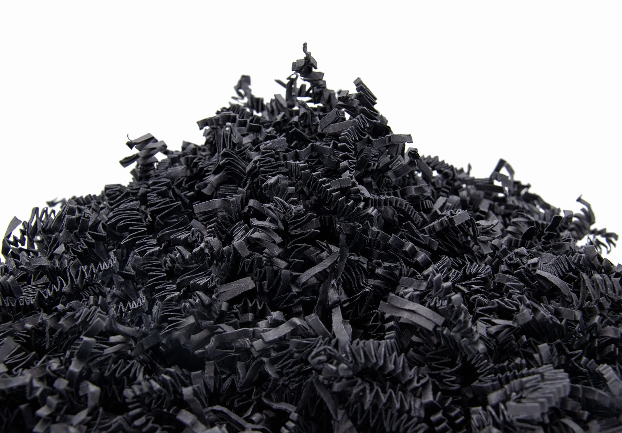1kg Paglia Nera per Confezioni - Paglia per Cesti, Regalo, Scatole e Confezioni - Trucioli per Imballaggio (Nero, 1kg)