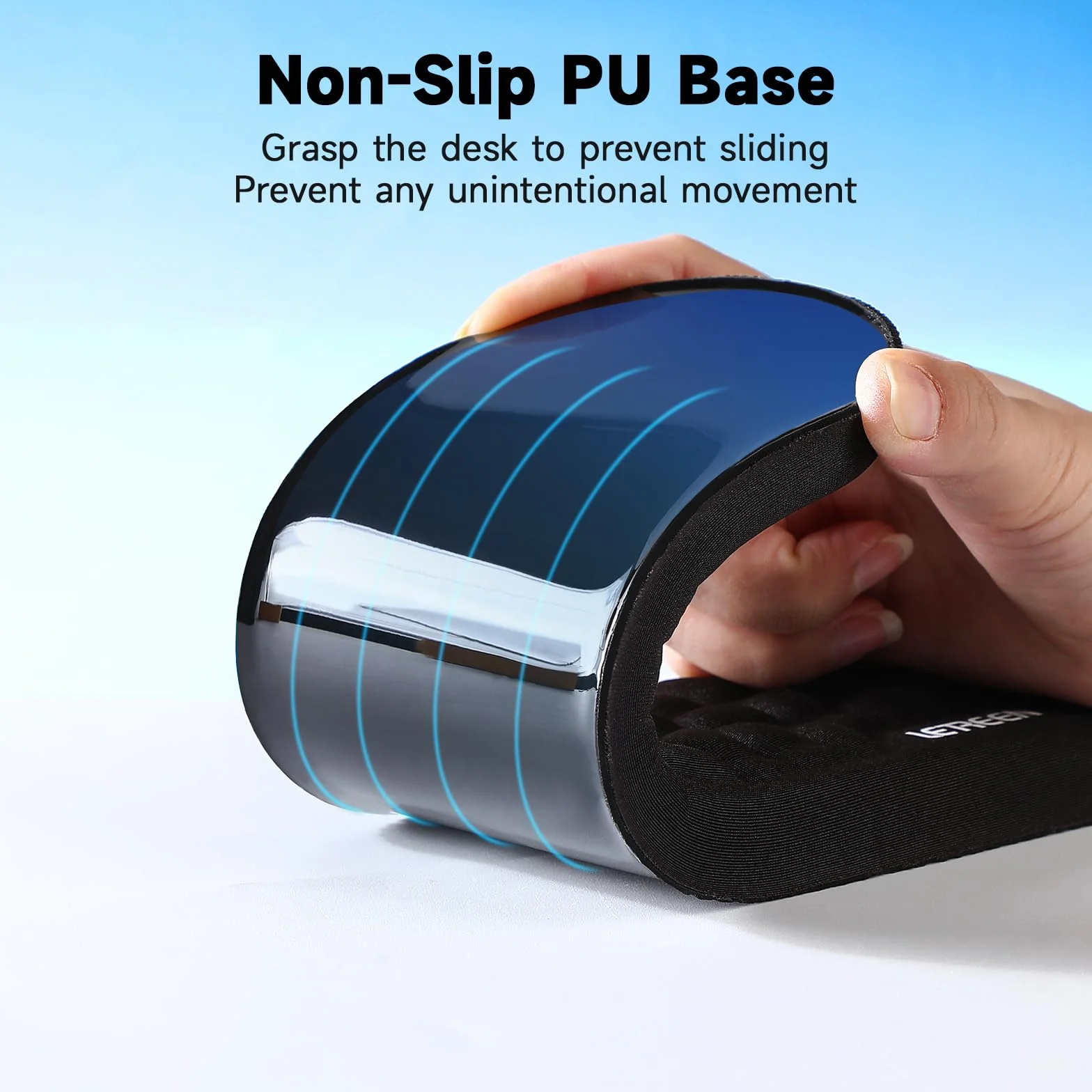 Poggiapolsi per Tastiera e Mouse con Memory Foam, Nero