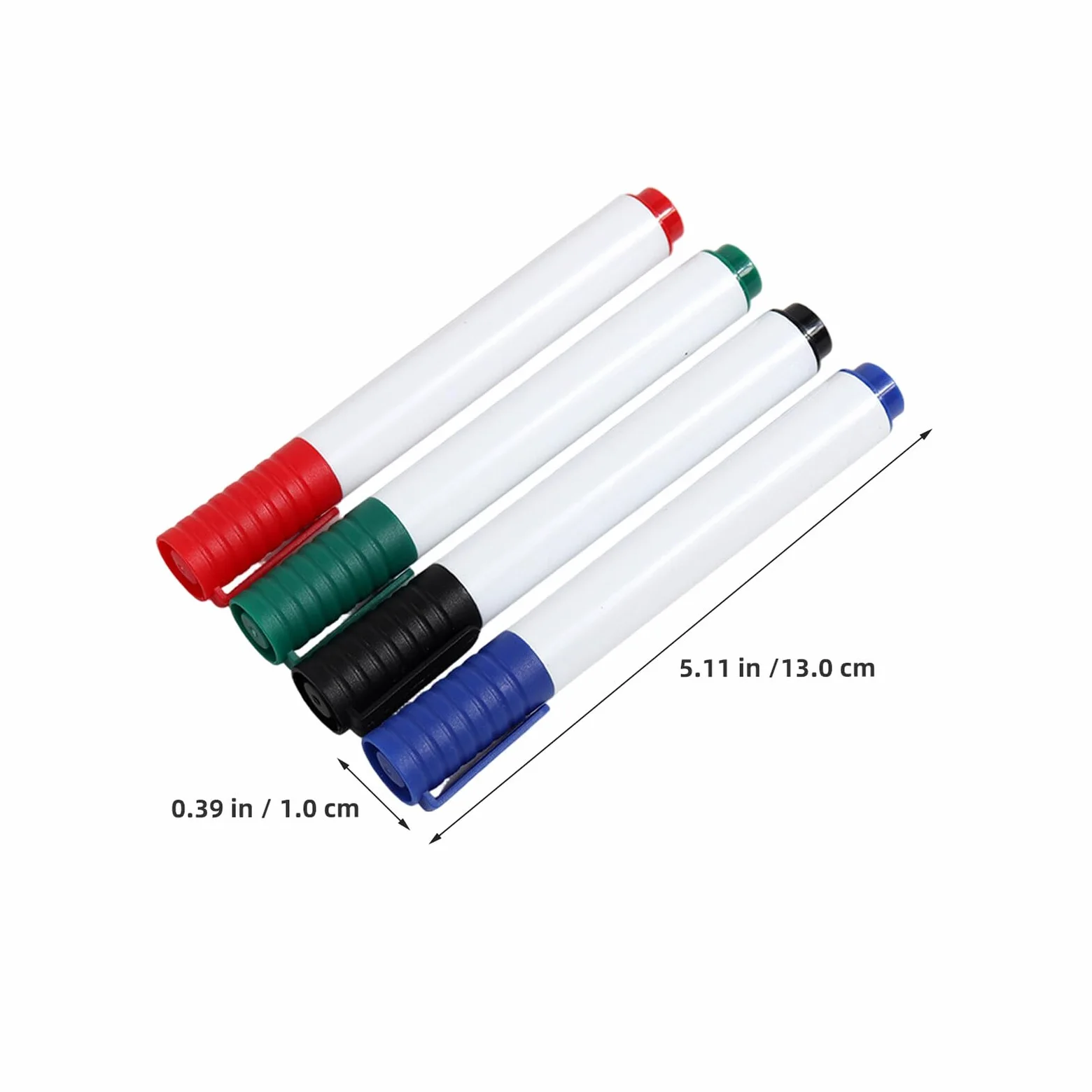 Pennarelli Cancellabili a Secco 24 Pezzi, Set 4 Colori per Lavagna Bianca, Vetro e Finestre, Pennarelli a Gesso Liquido Asciugatura Rapida per Scuole, Uffici e Ristoranti