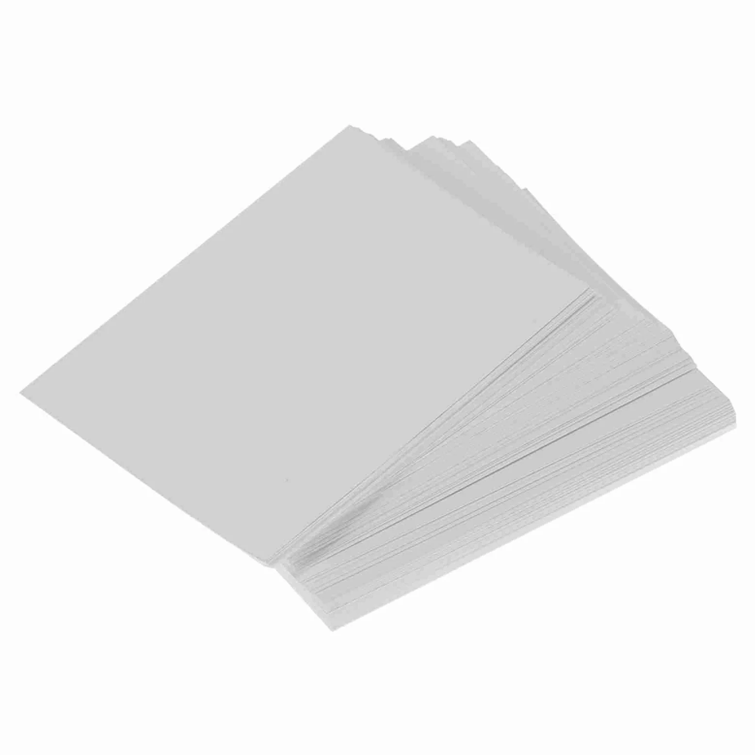 SIXRUN Carta Fotografica Lucida A4 Carta Fotografica Ad Asciugatura Rapida per Getto d'Inchiostro Fogli in Pasta di Legno Finitura Lucida su un Lato Elevato Assorbimento di Inchiostro per Foto Menu