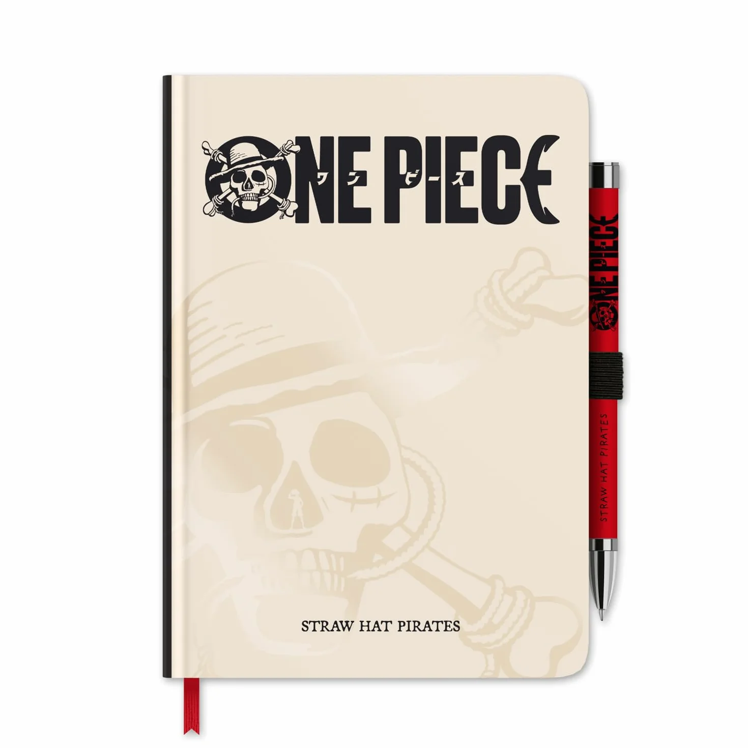 Grupo Erik Taccuino A5 One Piece Manga Quaderno Appunti Righe con Penna Proiettore a Pile Copertina Rigida