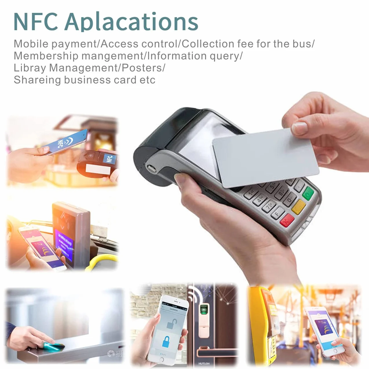 NFC Carta Programmabile Ntag215 30 Pezzi 504 Byte di Memoria