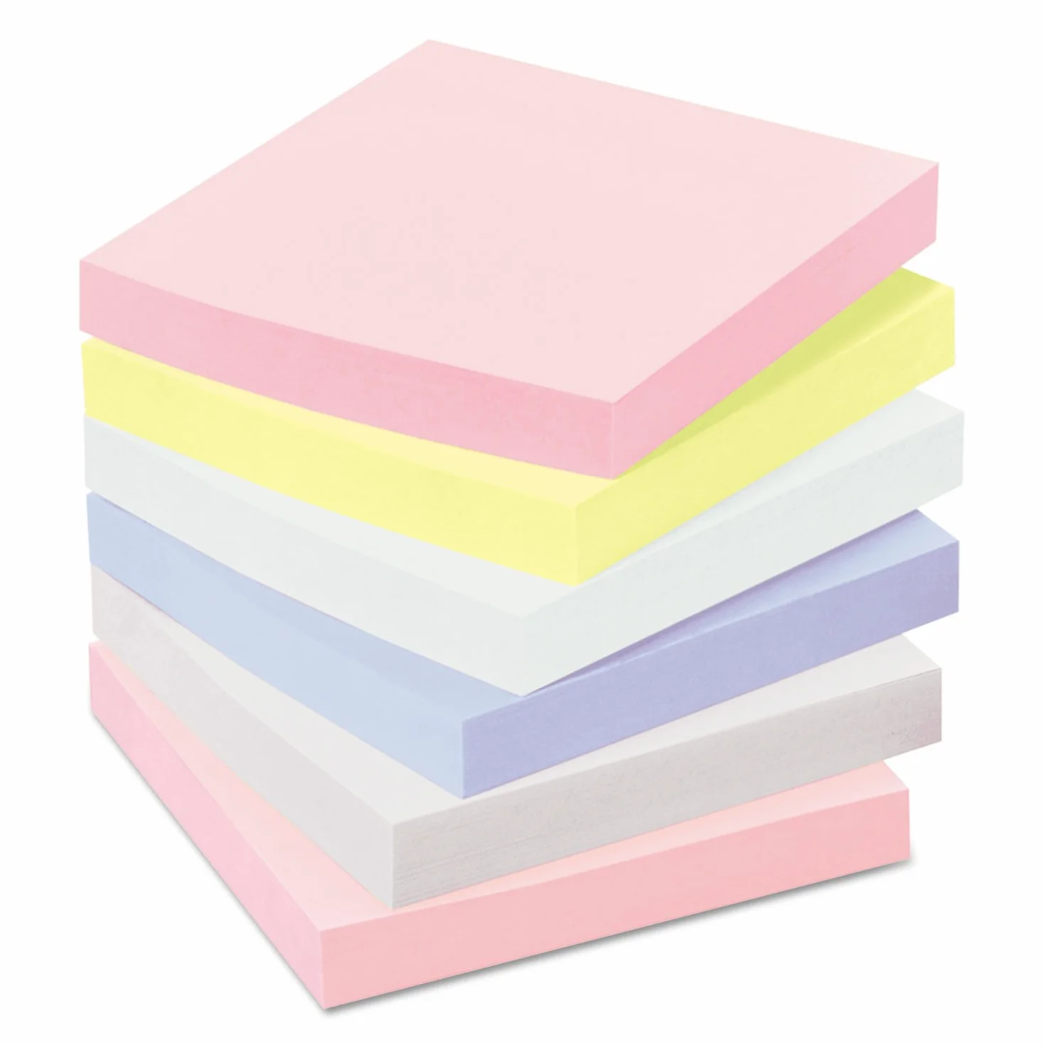 3M 654R24cpap Post-It Greener Notes Cabinet Pack, Fogli Adesivi Colorati Foglietti, 3 X 3, Helsinki Colors, 24Pk