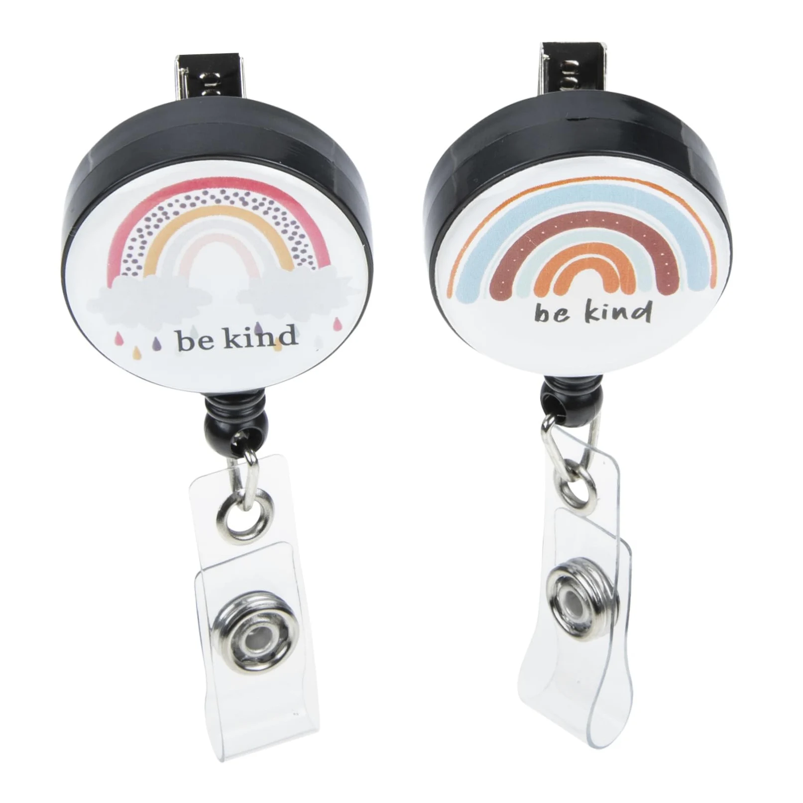 10pezzi Badge Retrattile Per Con Clip Rotante Tesserini Id Facili Da Usare Design e Resistente Per Accesso e Identificazione Personale