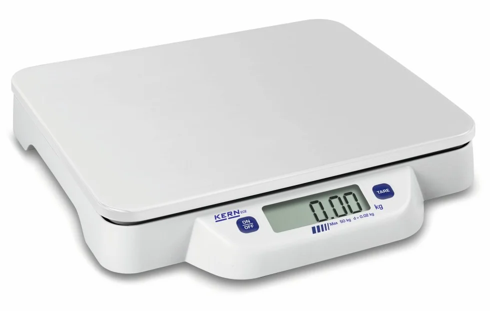 Bilancia da tavolo [Kern ECE 10K-3N] piatta, portatile, semplice, portata massima 10 kg, leggibilità [d]: 5 g