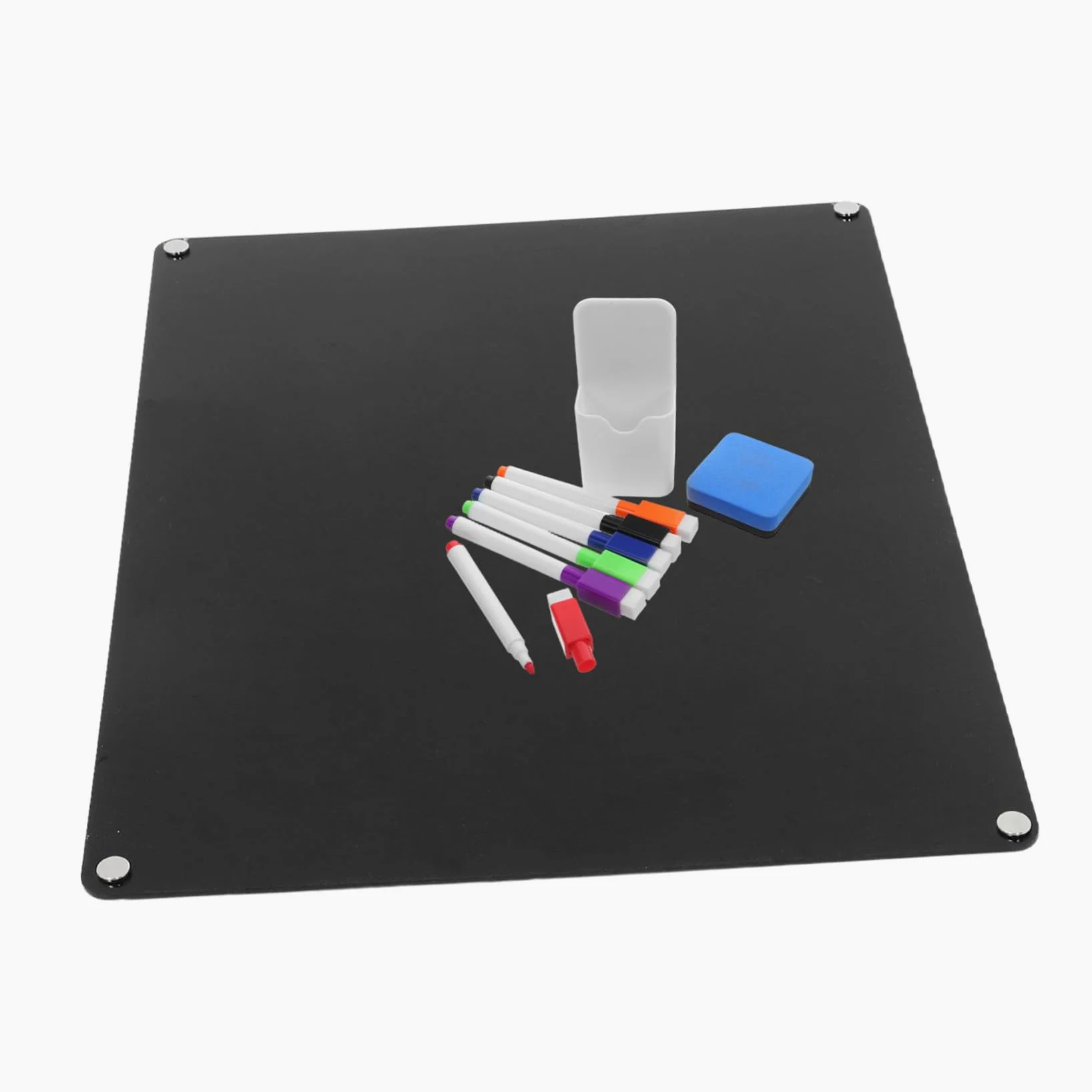 Didiseaon Lavagna Acrilica per Frigorifero e Freezer Lavagna Cancella e Scrivi Riutilizzabile con Magnetici e Cancellino Memo Board per Appunti e Facile da Pulire