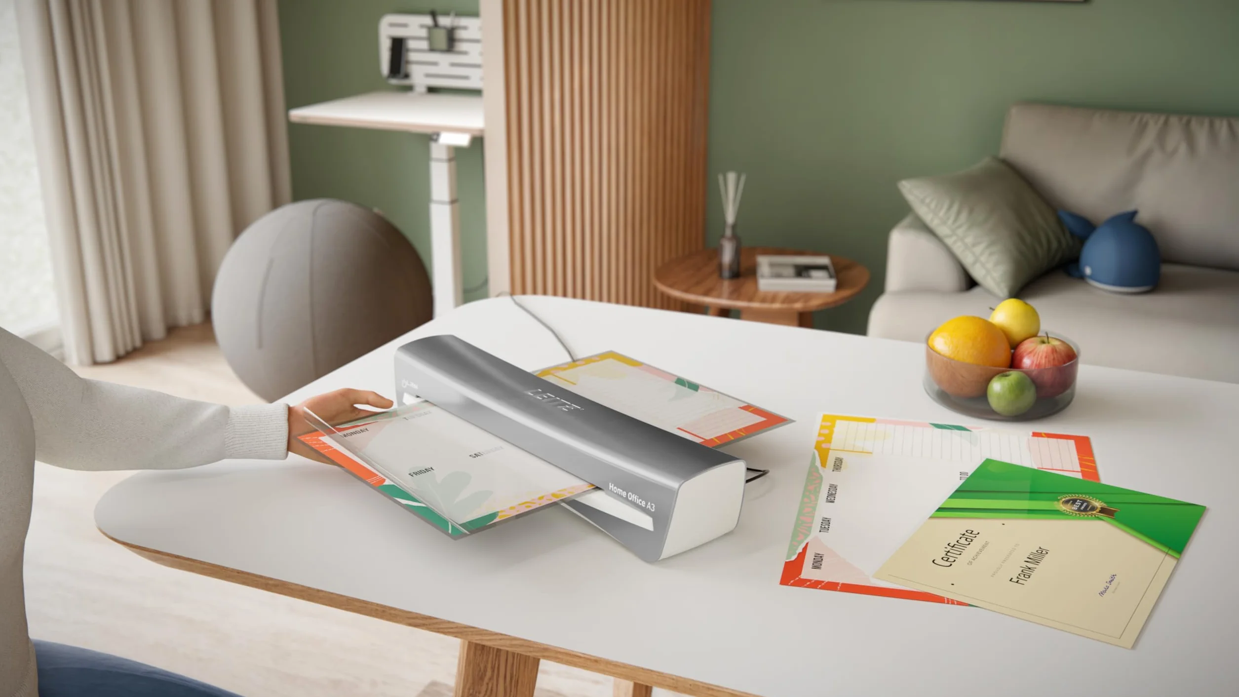 LEITZ iLAM Home Office A3 - 2 rulli - Grigio - 74400089