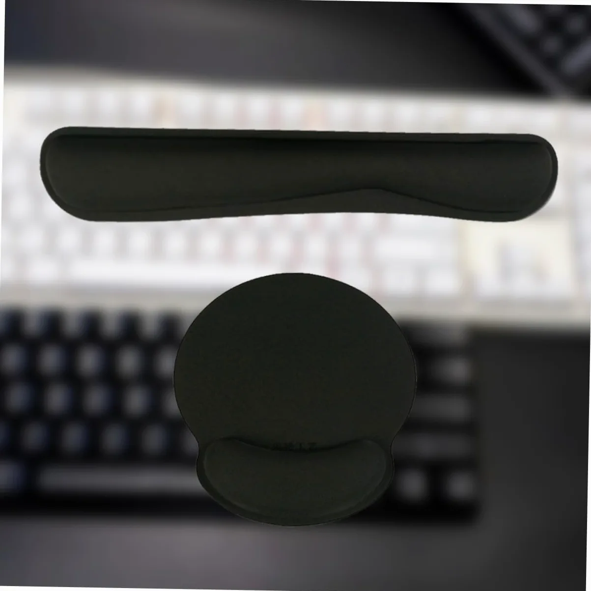 NUOBESTY Poggiapolsi in Memory Foam - Supporto Lento Per Tastiera E Mouse Comodo Per Lufficio E La Casa