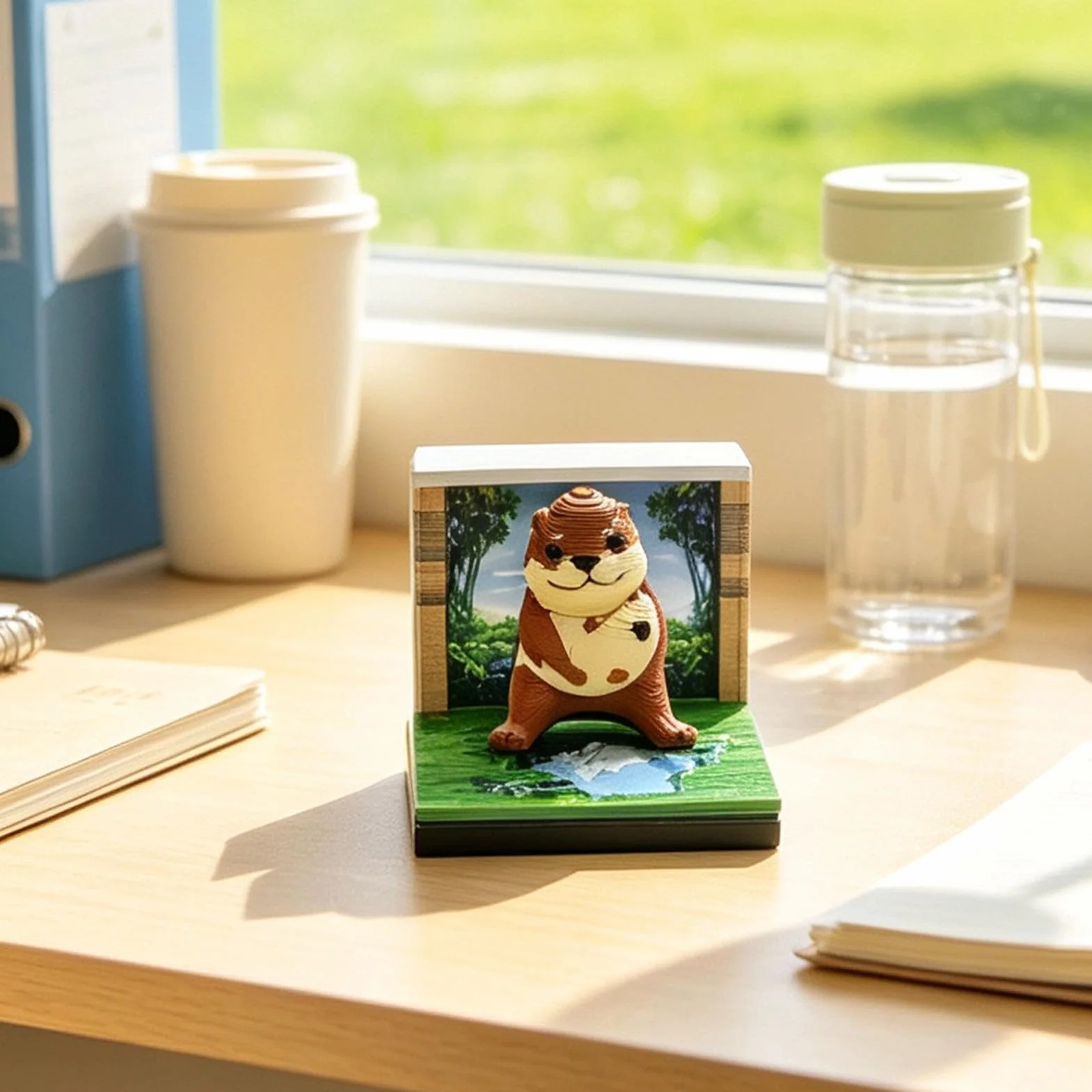 Calendario 3D 2027 Blocco Note A Forma Di Animale Con Luce LED | Taccuino D'Arte 3D Di Per Donne Uomini Freelance Studenti Insegnanti Compleanno Ufficio Casa Camera Da Comodino