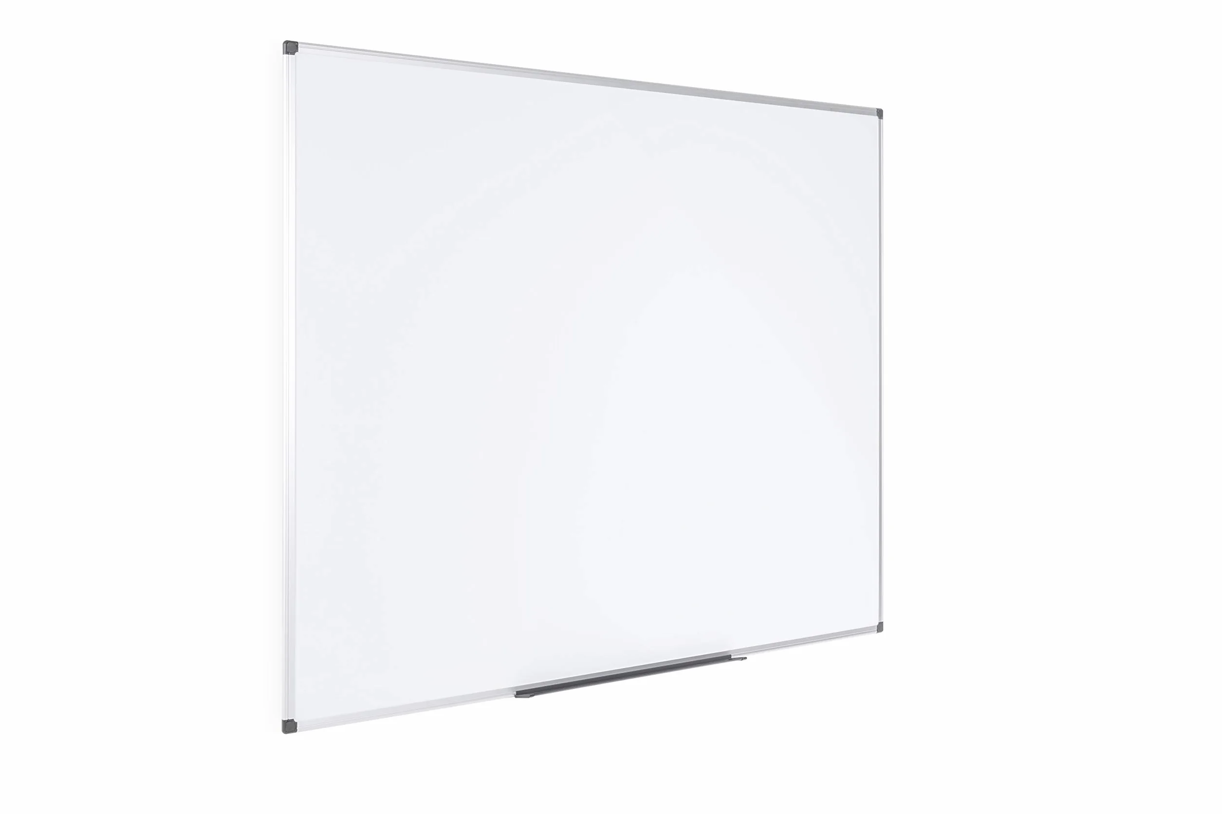 Bi-Office Maya - Lavagna Magnetica Bianca, 90 x 60 cm, Con Cornice In Alluminio, Superficie Magnetica Acciaio Laccato