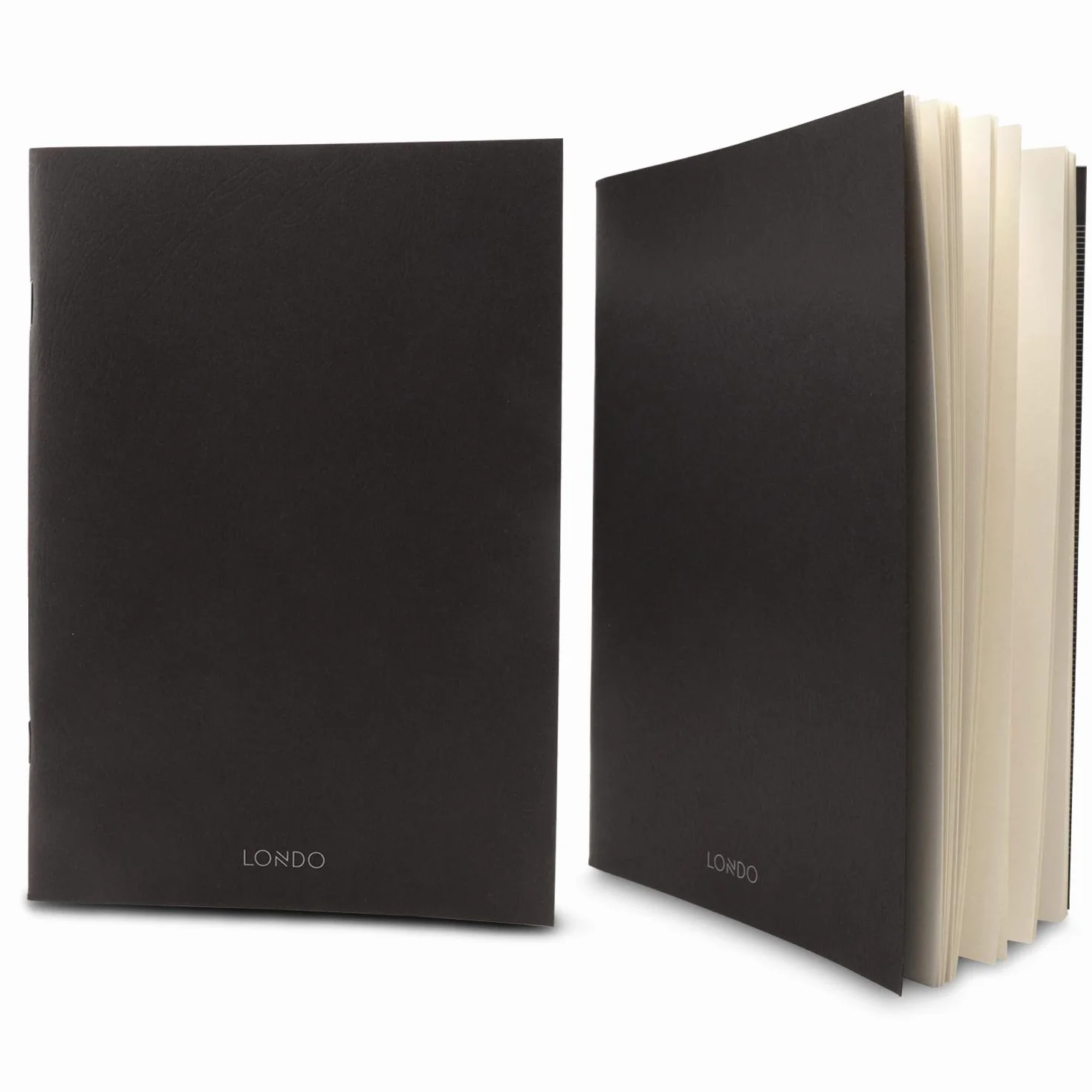 Londo Portfolio Vera Pelle Blocco Note Chiusura Scatto Cartella Elegante Funzionale