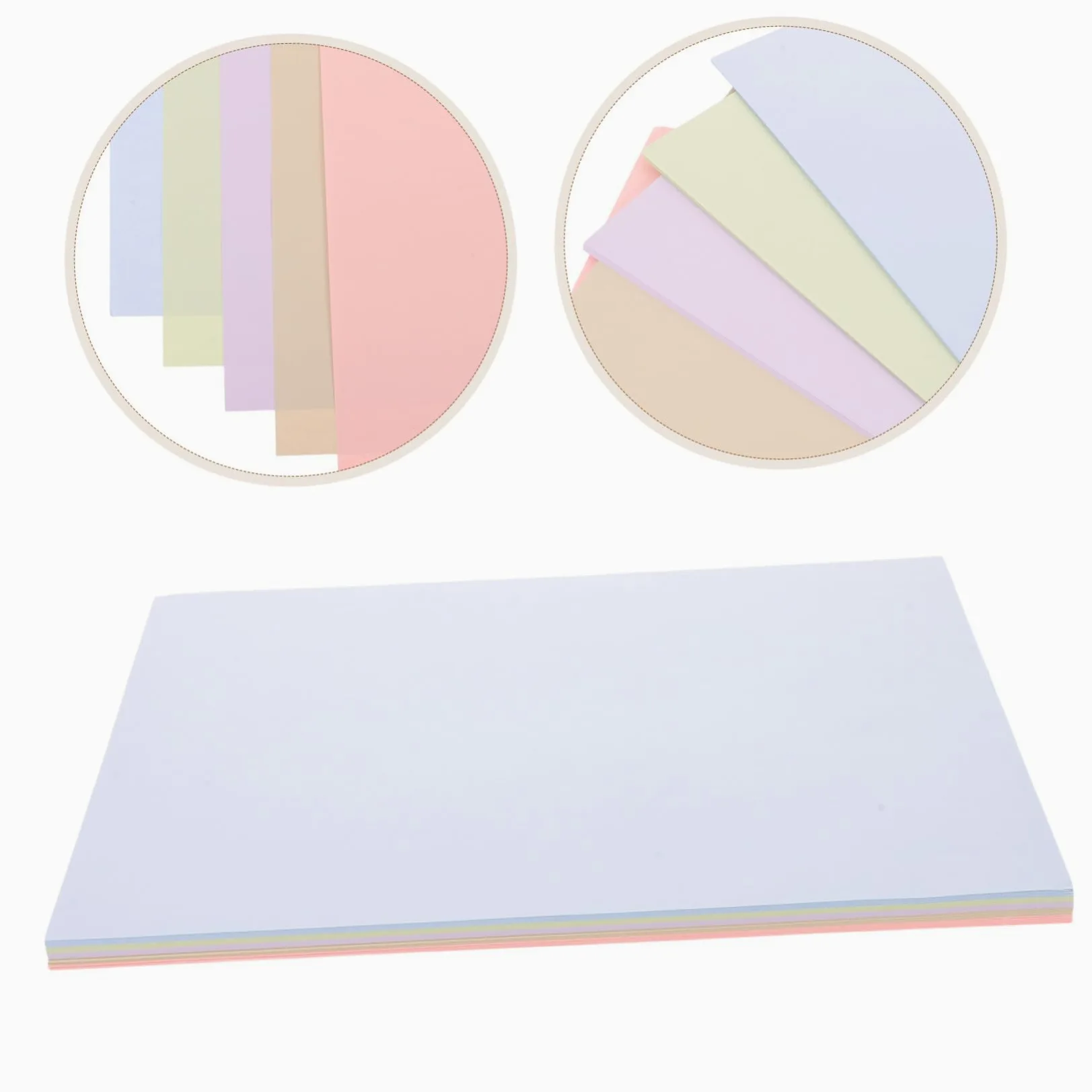 HOMSFOU 200fogli Carta da Stampa Colorata per Stampante Carta per Fotocopie Leggera Colorata Fogli Stampabili Cartoncino per Stampante per Progetti Artistici e Origami