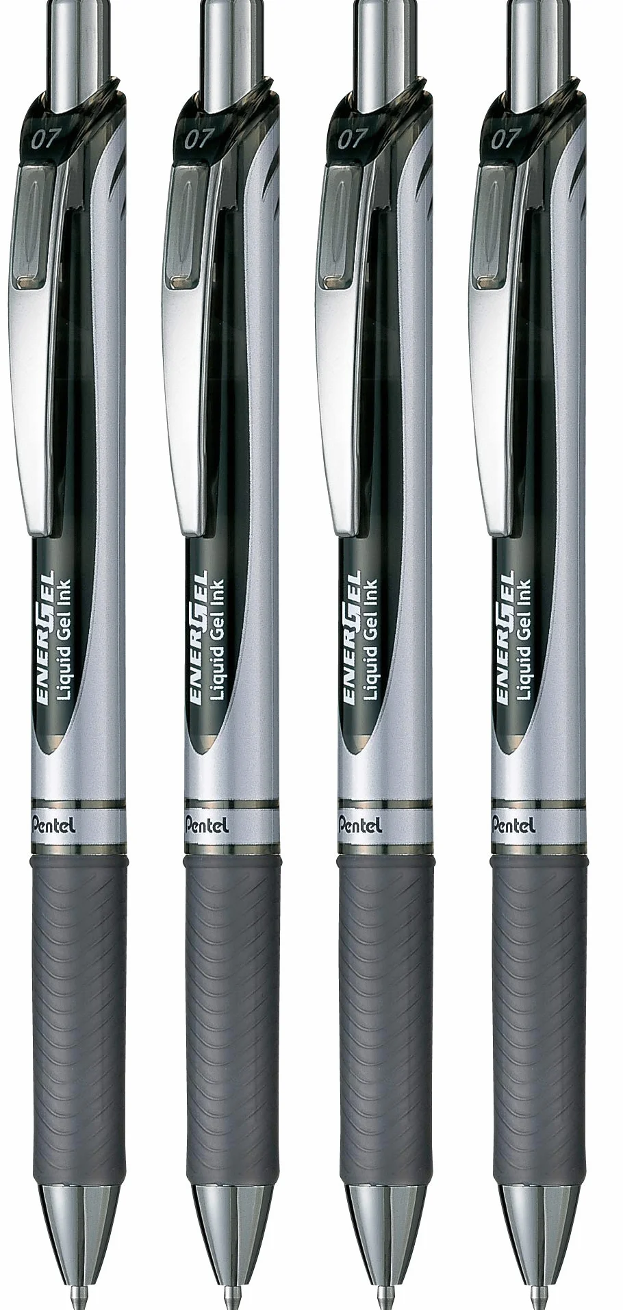 Pentel BL77 Energel XM scatto 0,7mm nero 4 pz