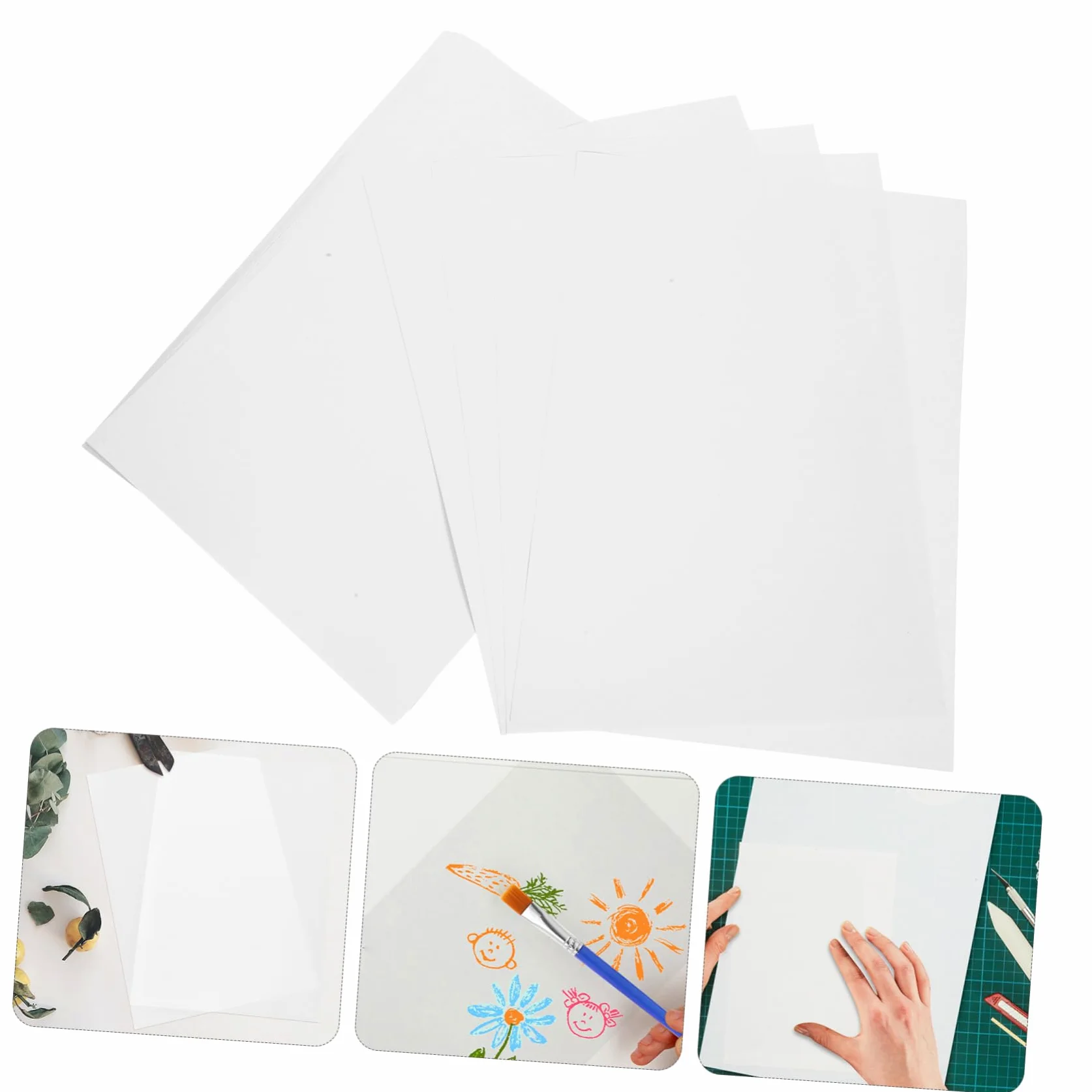 50 Fogli Di Carta Per Stampante Carta Da Stampa Spessa Bianca Multiuso Per Stampante Resistente Fogli Di Stampabile A4