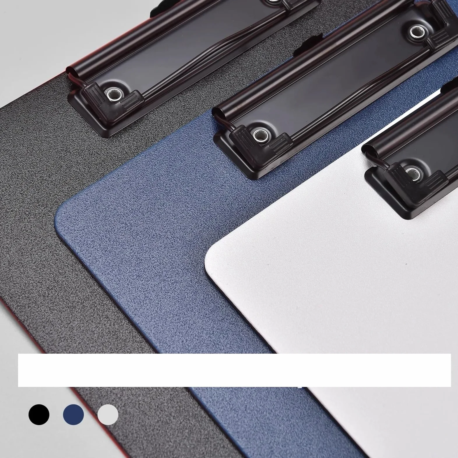 Portablocchi Appunti impermeabili A4, 4 pezzi, lavagna, cartella, portadocumenti, ufficio, materiale scolastico(Blue)