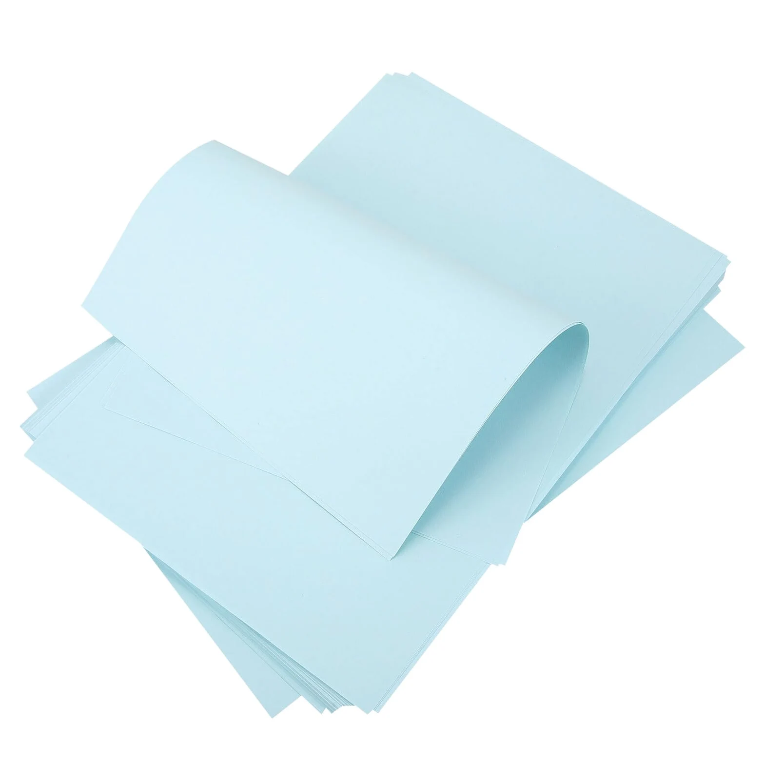 NUOBESTY 200pezzi Carta Colorata Blu Per Fotocopie Carta Per Stampanti Fronte-retro Multiuso Per Ufficio Scuola e Lavori Artigianali