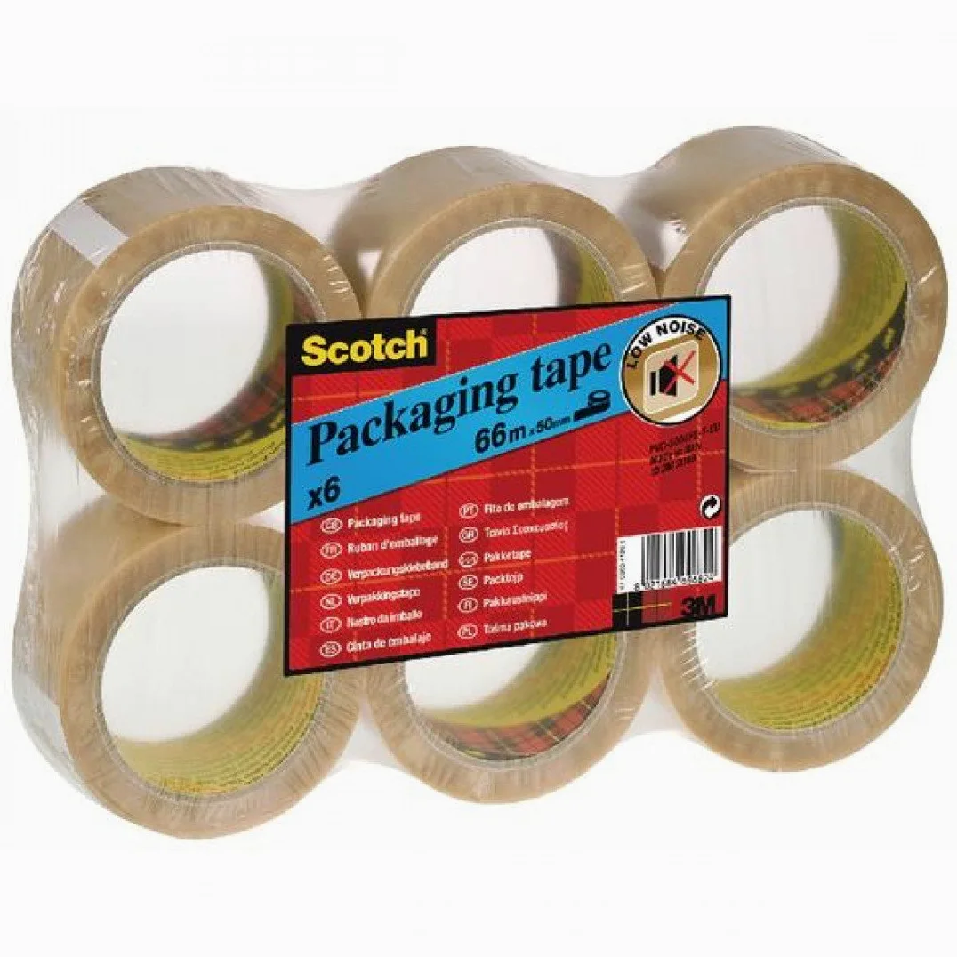 Scotch 3 m69682 50 mm x 66 m Nastro in PVC trasparente