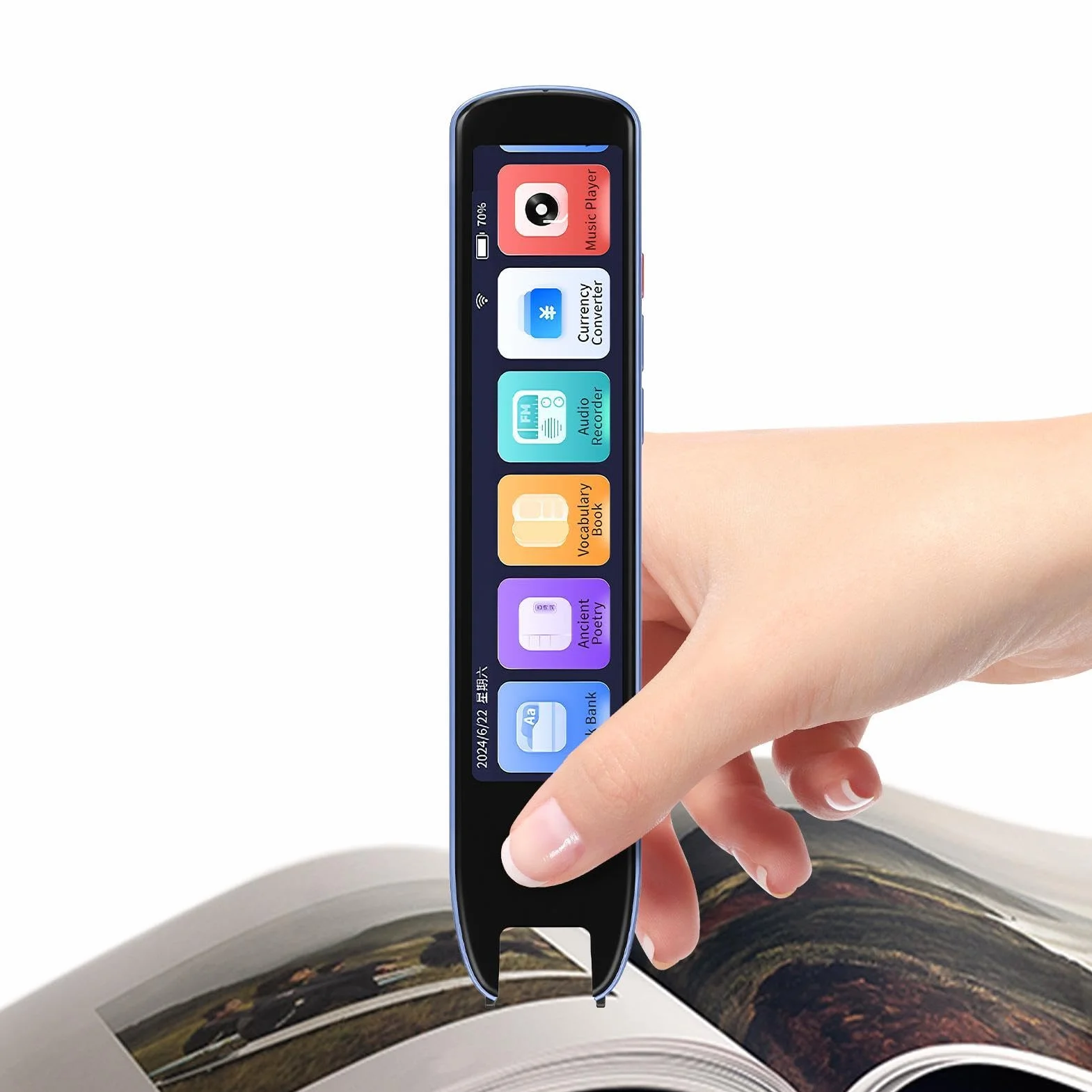 E-book vocale - Traduttore vocale portatile multilingue | Strumento di traduzione per ufficio - per, studenti, insegnanti, sala, scuola, ufficio, viaggi,