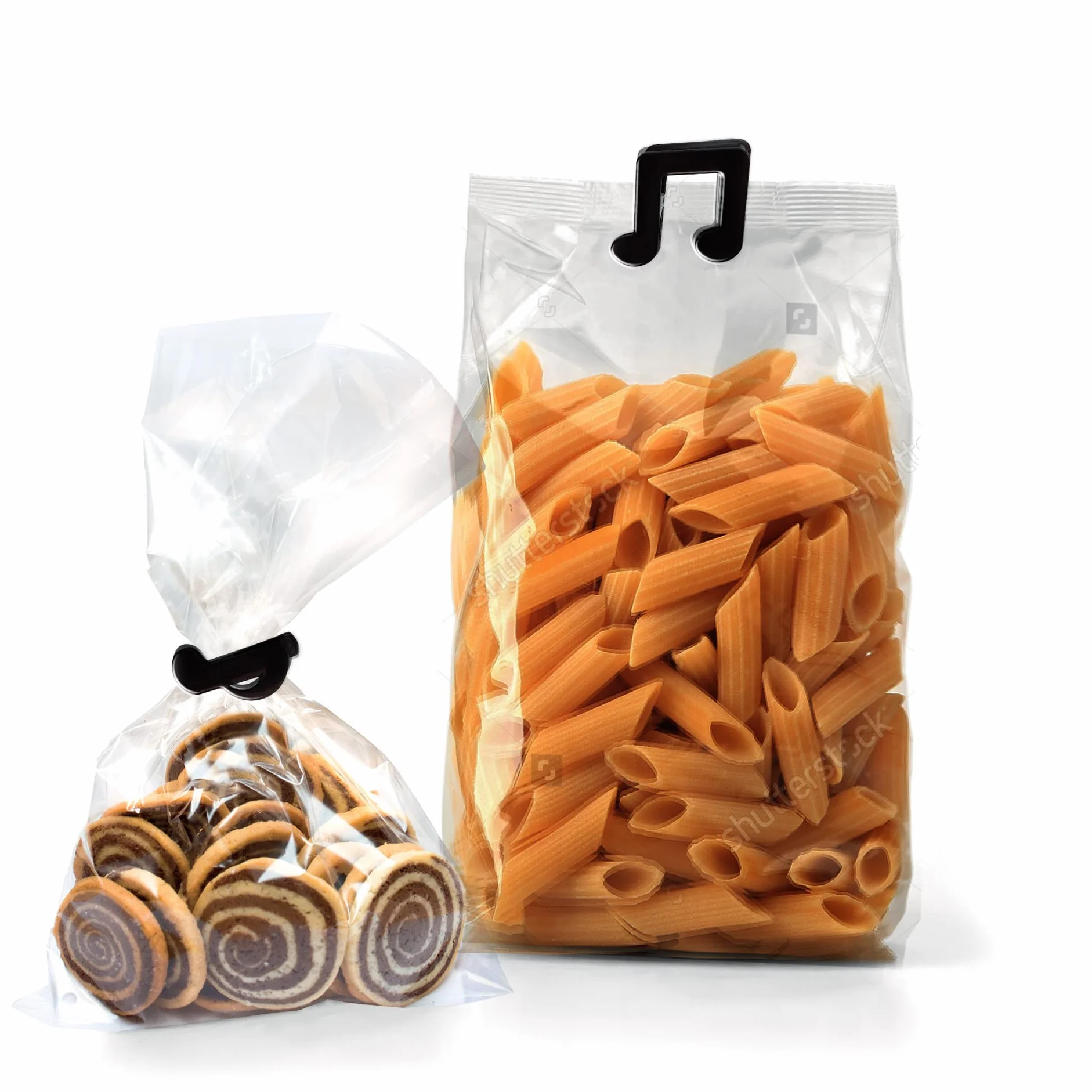 Legami Clip Chiudi Pacco 5,5x5 cm Set 6 Tema Musical