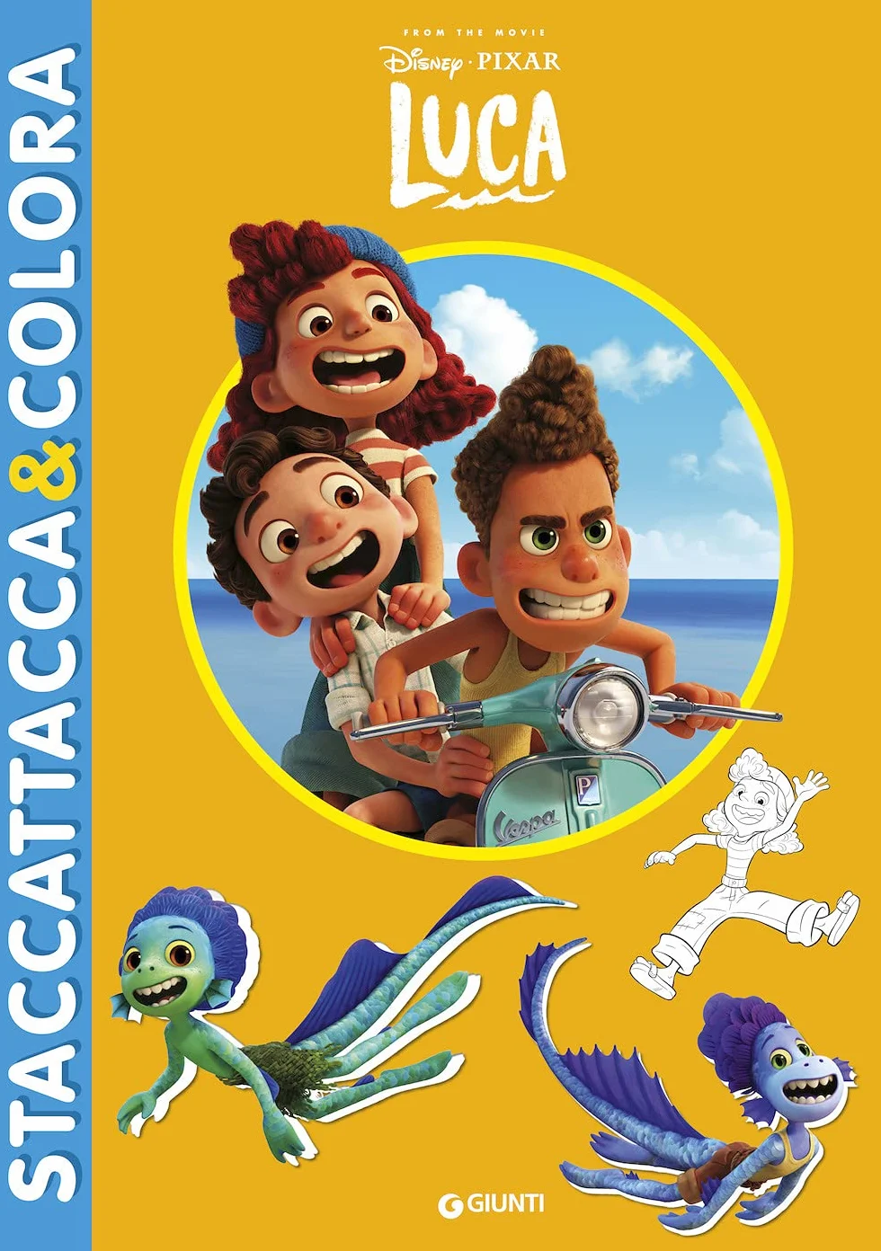 Luca Staccattacca & colora con adesivi ediz. a colori