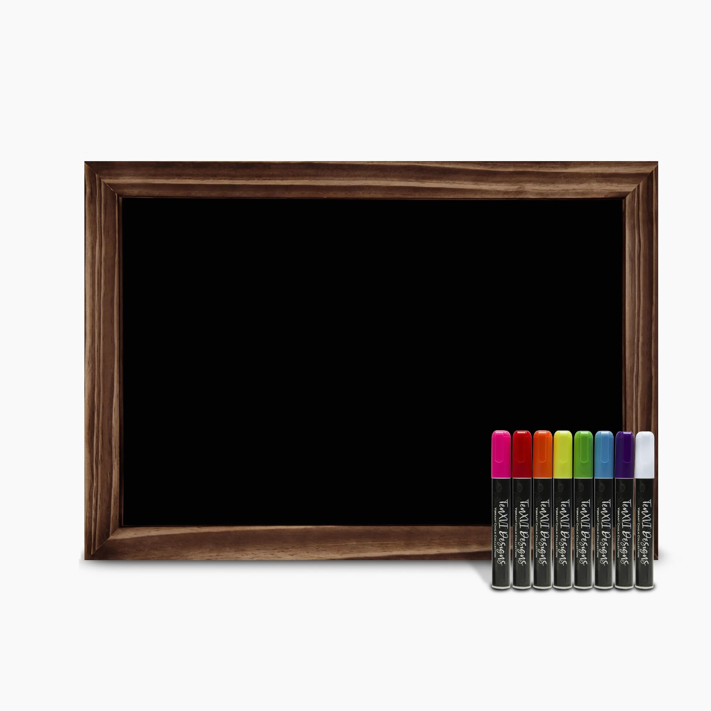 Lavagna magnetica decorativa, 32 x 46 cm, extra large, da appendere alla parete, colore marrone rustico