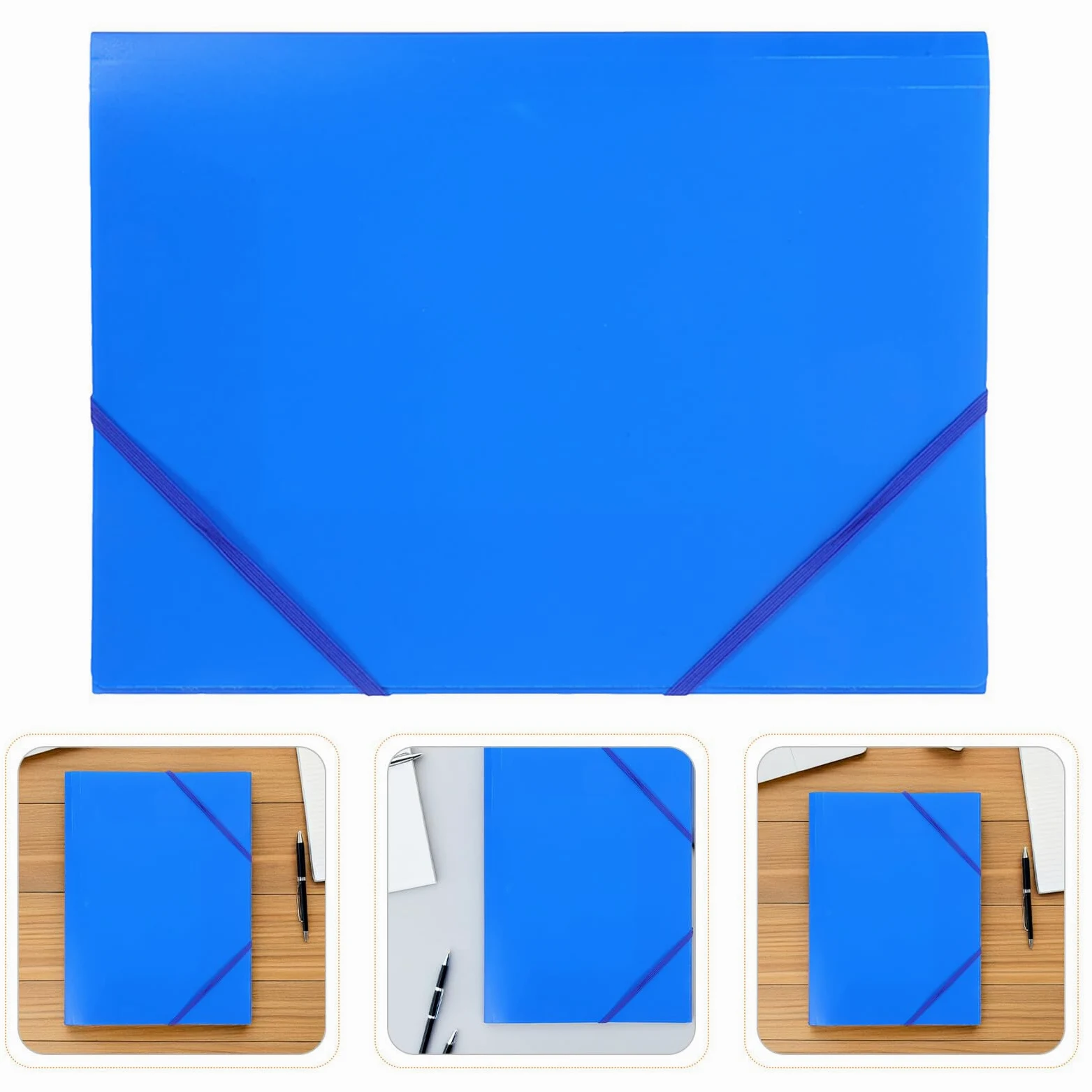 10pezzi Cartella Portadocumenti con Elastico Organizer Leggero e Portatile per Documenti Cartella in Plastica Resistente per Ufficio Scuola e Viaggio
