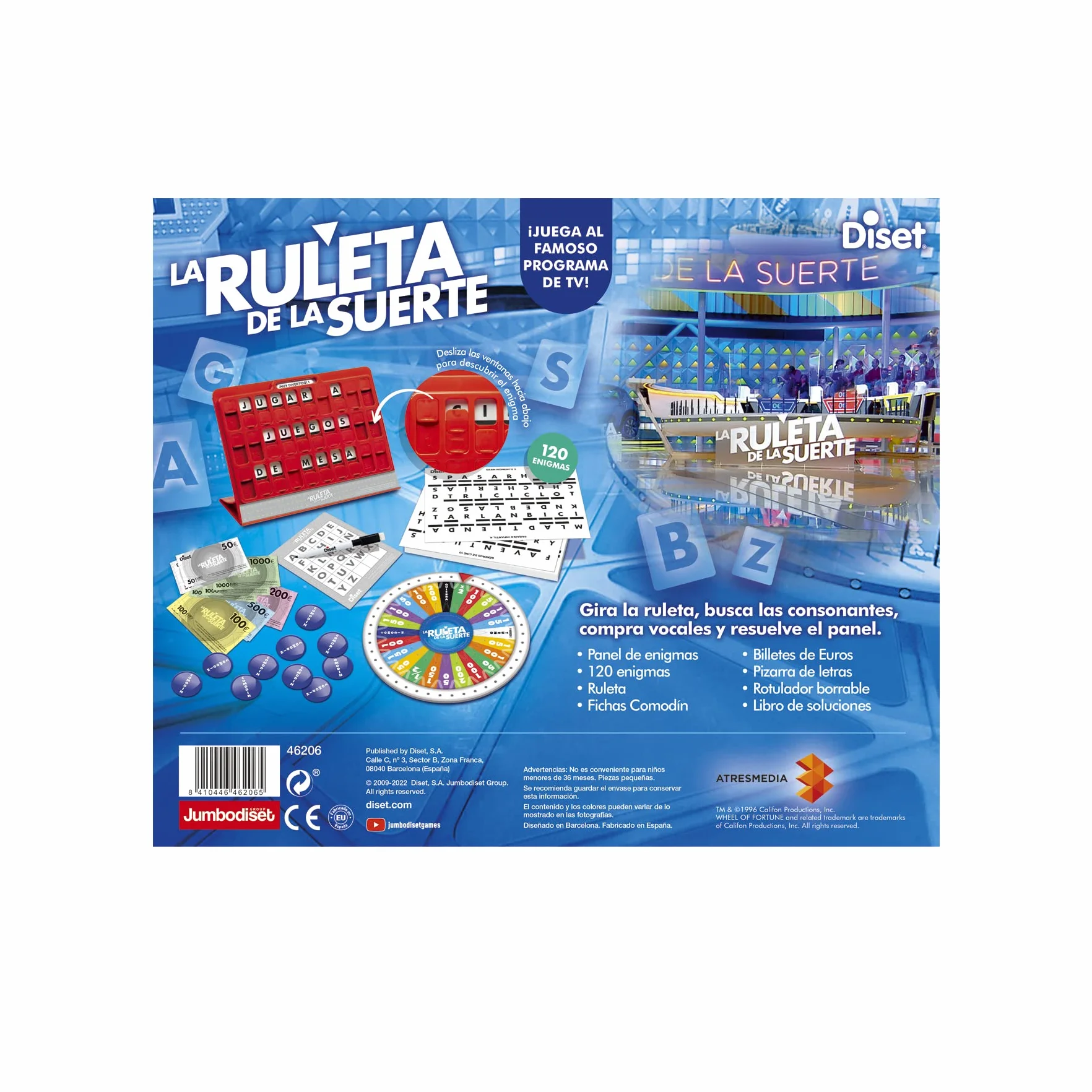 JUEGO LA RULETA DE LA SUERTE