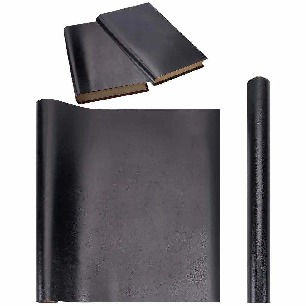 OLYCRAFT similpelle in finta pelle 120 x 43 cm 0,7 mm spessore per rilegatura libri copertina