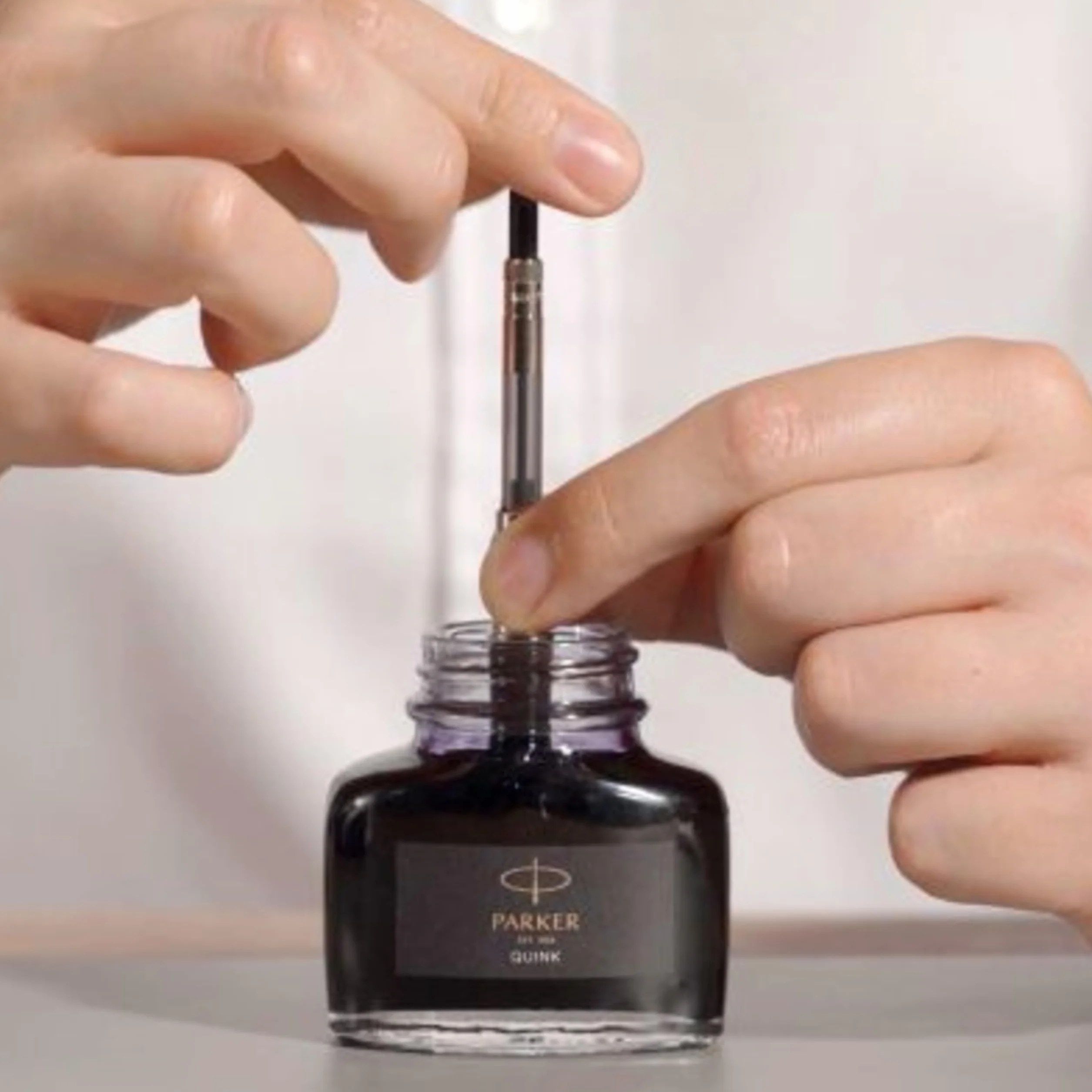 Parker Quink nero inchiostro liquido per penna stilografica 57 ml