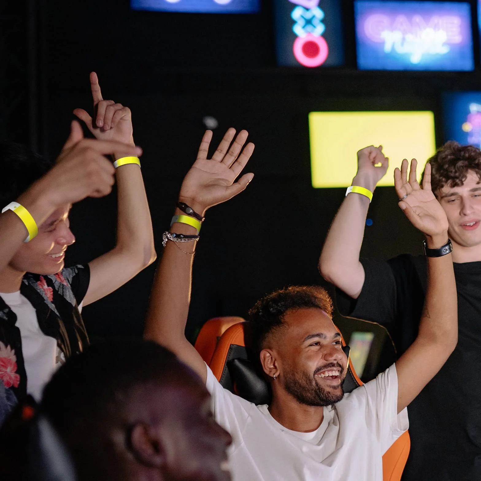 Braccialetti di Carta per Eventi Impermeabili 1000 Pezzi Colorati per Festival Musicali Concerti (Giallo)