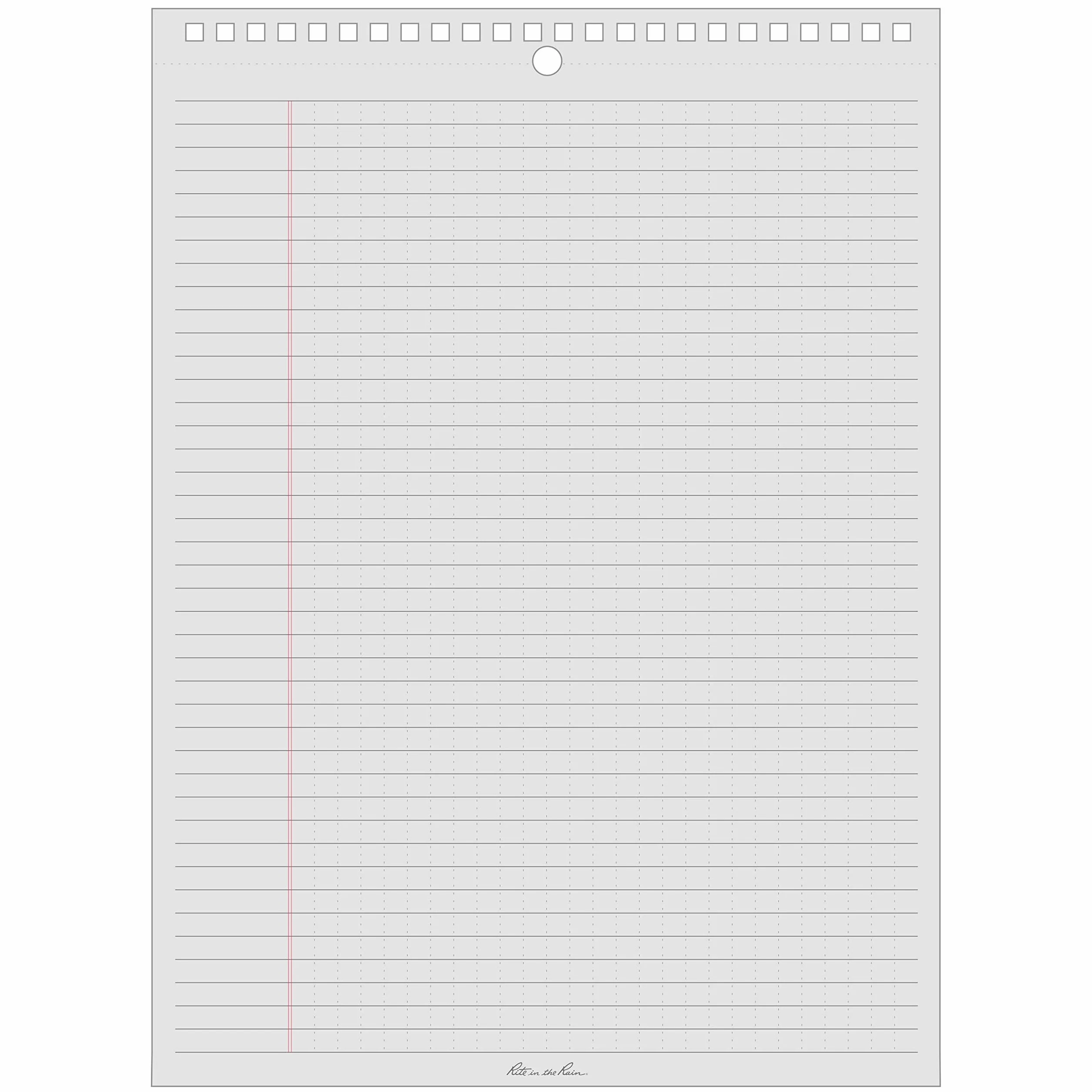 Rite in the Rain Legal Pad 21,6 x 27,9 cm Copertina Grigia Modello Legale LP785