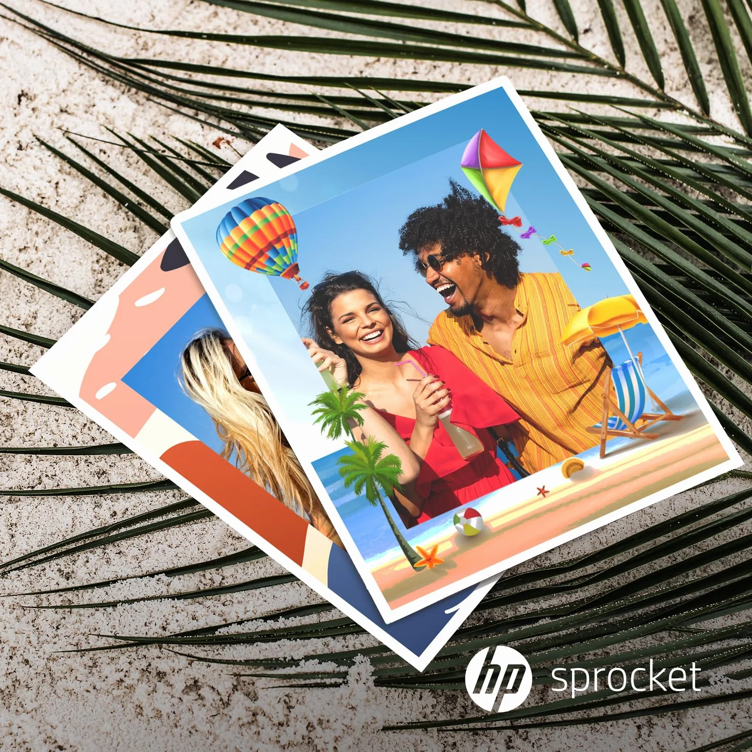 HP Sprocket Carta fotografica Zink retro adesivo 100 fogli 3.5x4.25" compatibile