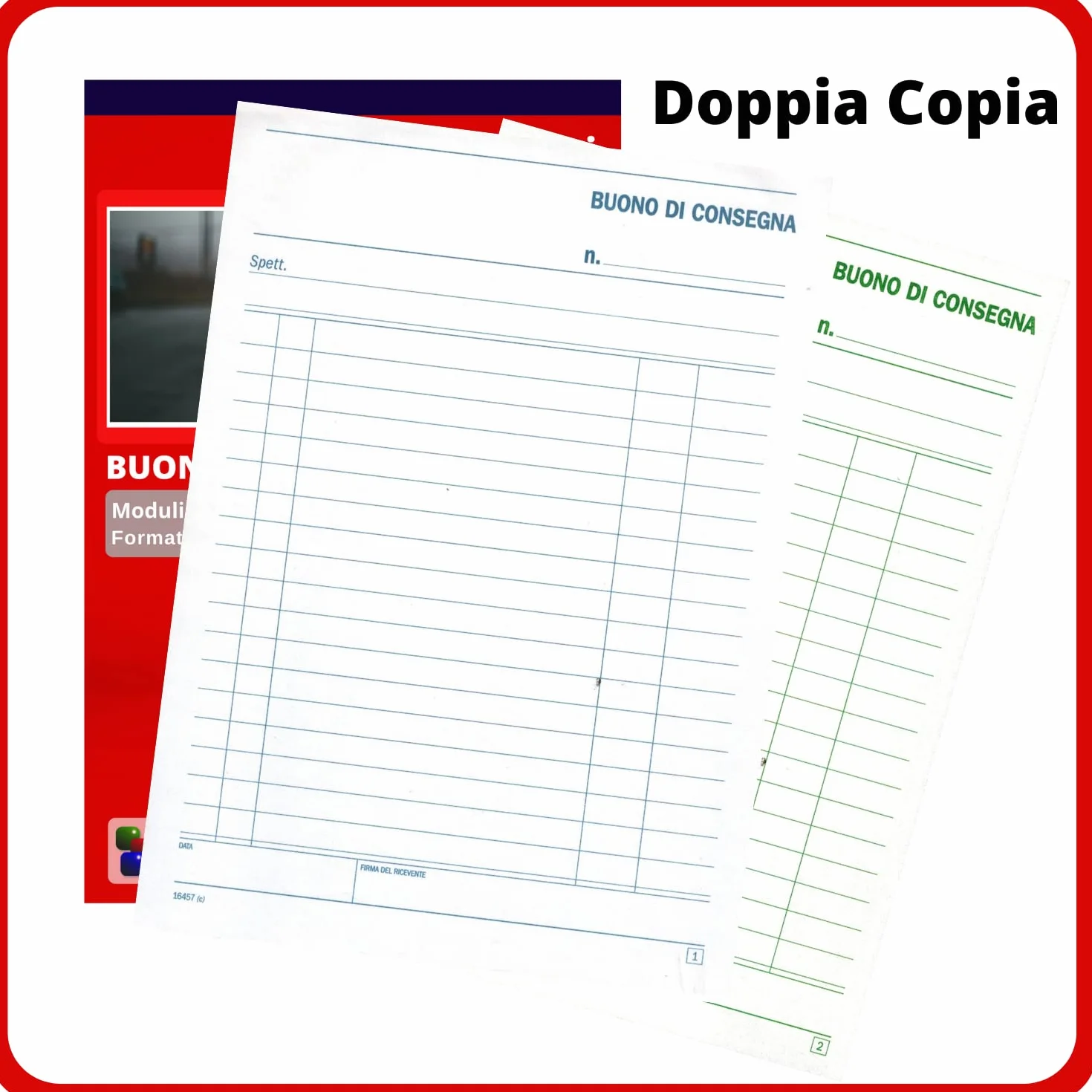 Buoni di Consegna in Duplice Copia Autoricalcante, Moduli 50x2, Formato A5, 22x15cm (5)