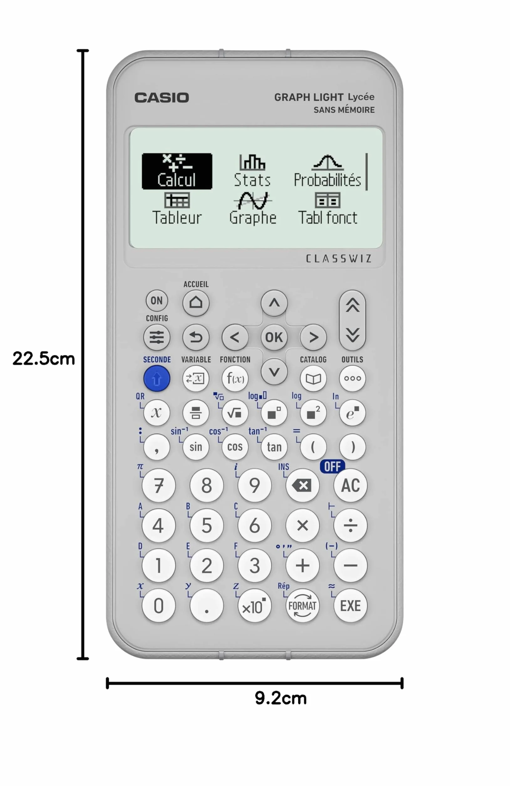 Calculatrice Casio Graph Lite Calculatrice graphique