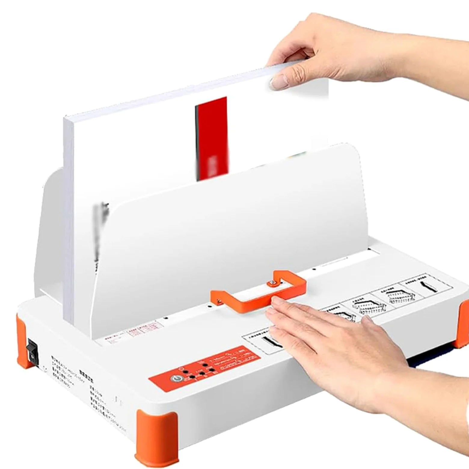 Macchina per rilegatura termica – Raccoglitore a caldo da 500 fogli per documenti A4/A5/A3, rapporti, contratti e fatture, spessore massimo 55 mm