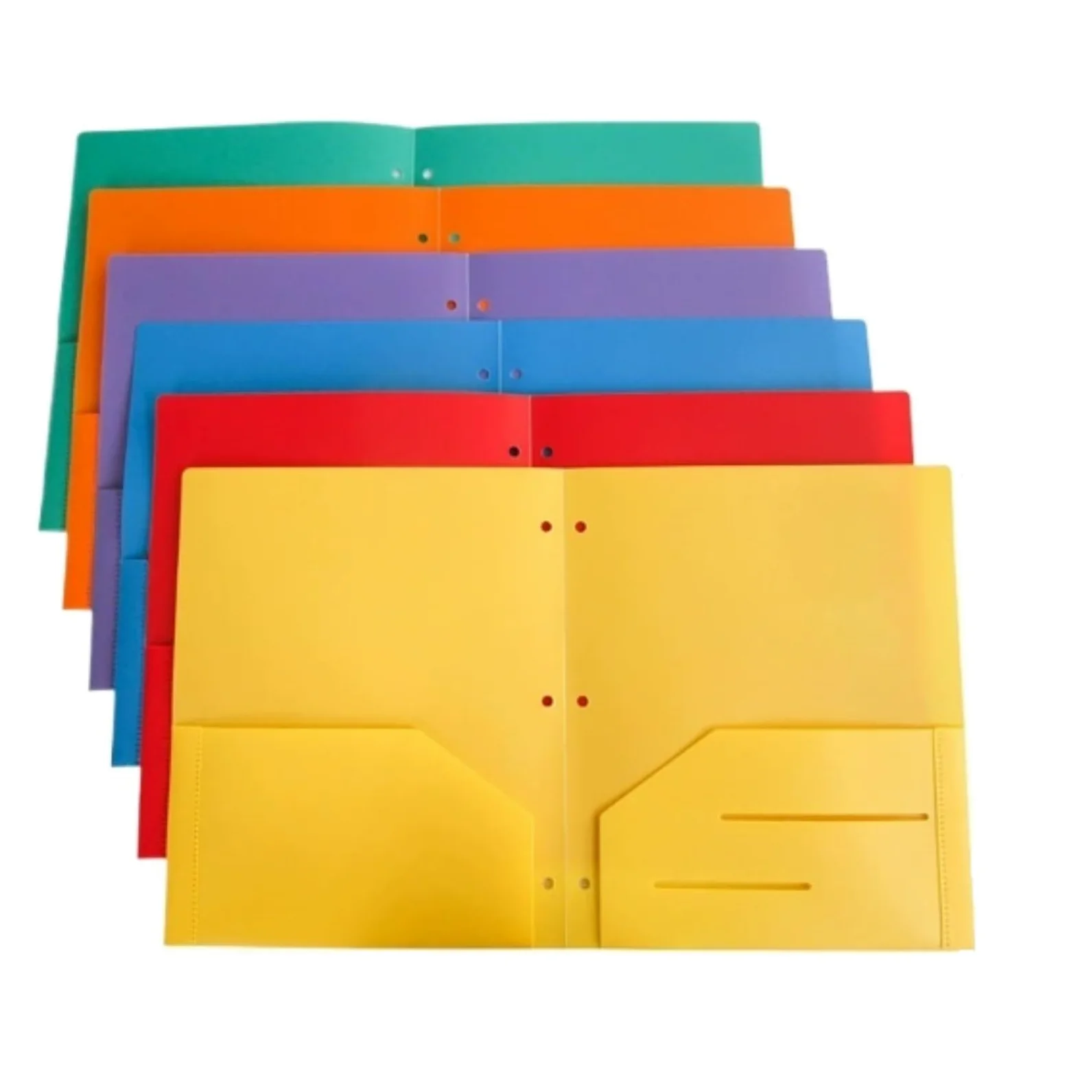 cartellina 6 confezioni di cartelle con tasche formato lettera adatto | Raccoglitori a 3 anelli for archiviazione durevole di file for ufficio scuola