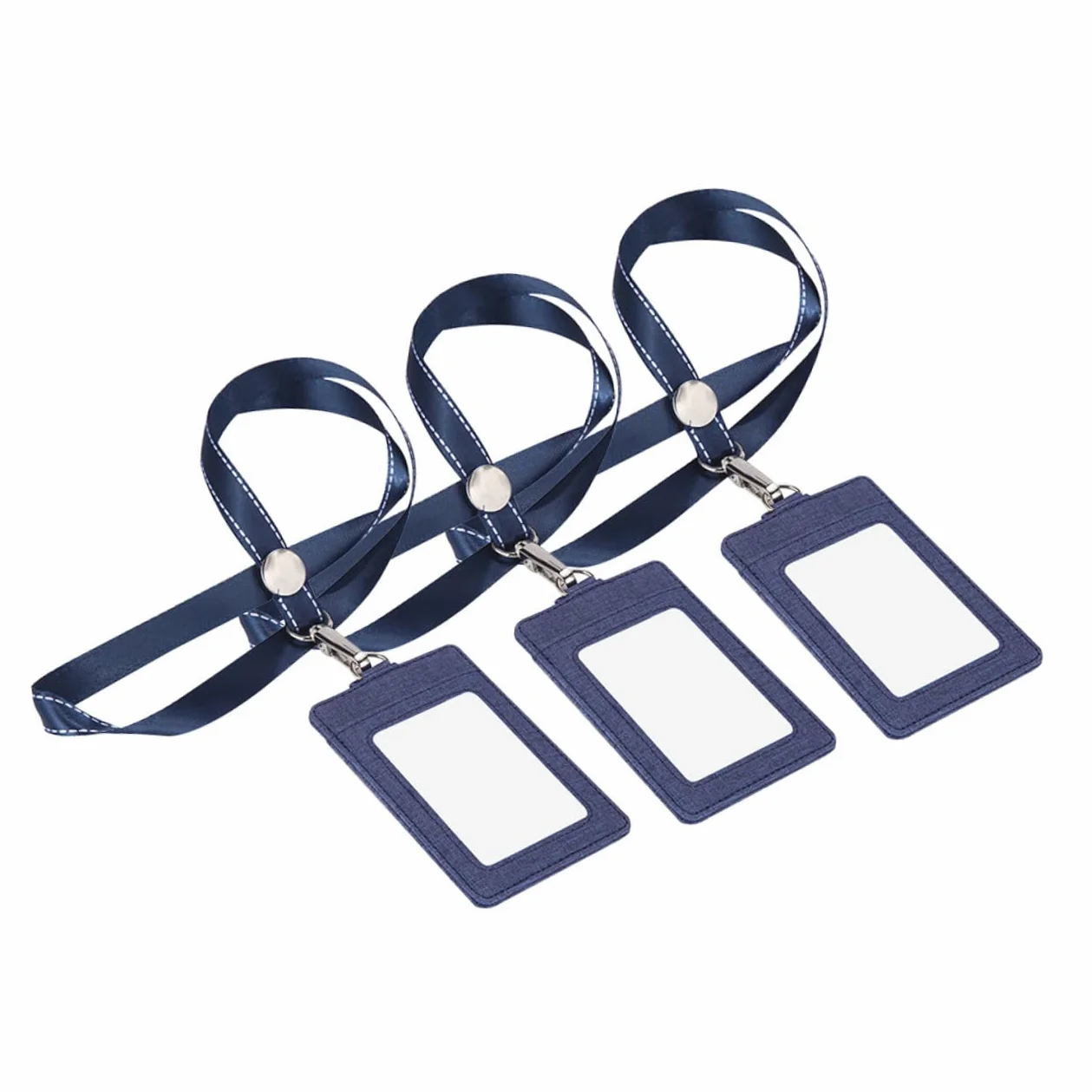 NUOBESTY 9pezzi Badge Pu Con Laccetto Staccabile Custodia Per Del Bus e Documenti Design Scuola e