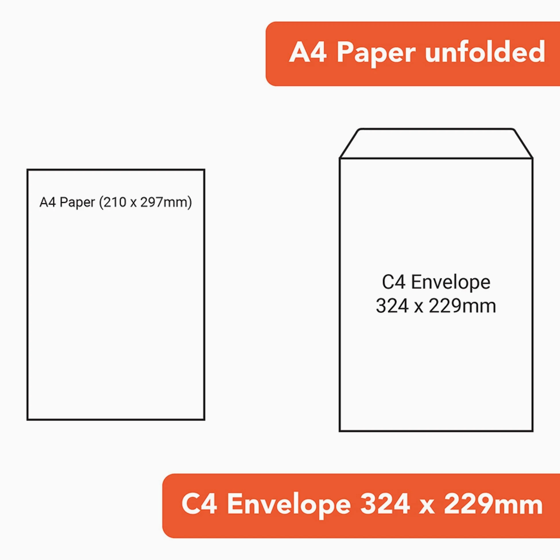 Postmaster Buste formato A4, 229 x 324 mm, C4, 100 g/m², confezione da 250