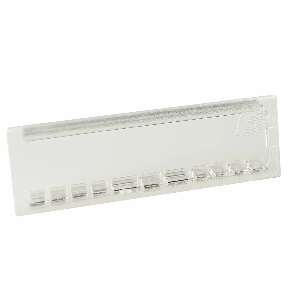 FELGNER Targhetta per nome per cassette postali JU 67 x 22 mm Plexiglass