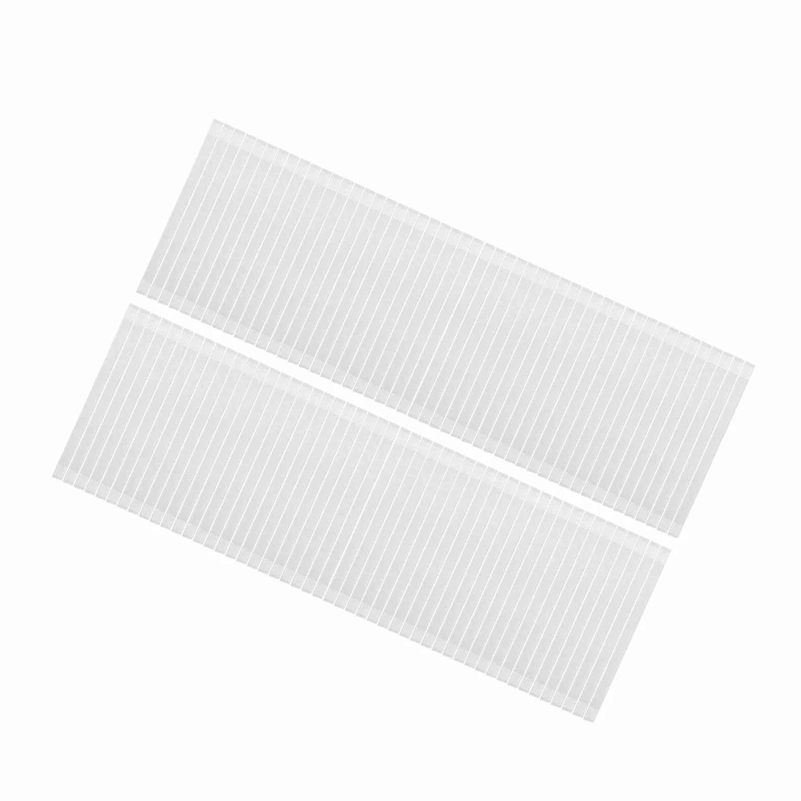 2 set di strisce di colla termica, 10 mm di larghezza, per rilegatura, per documenti, album, libri di testo, 100 pezzi, 28,5 x 1 cm