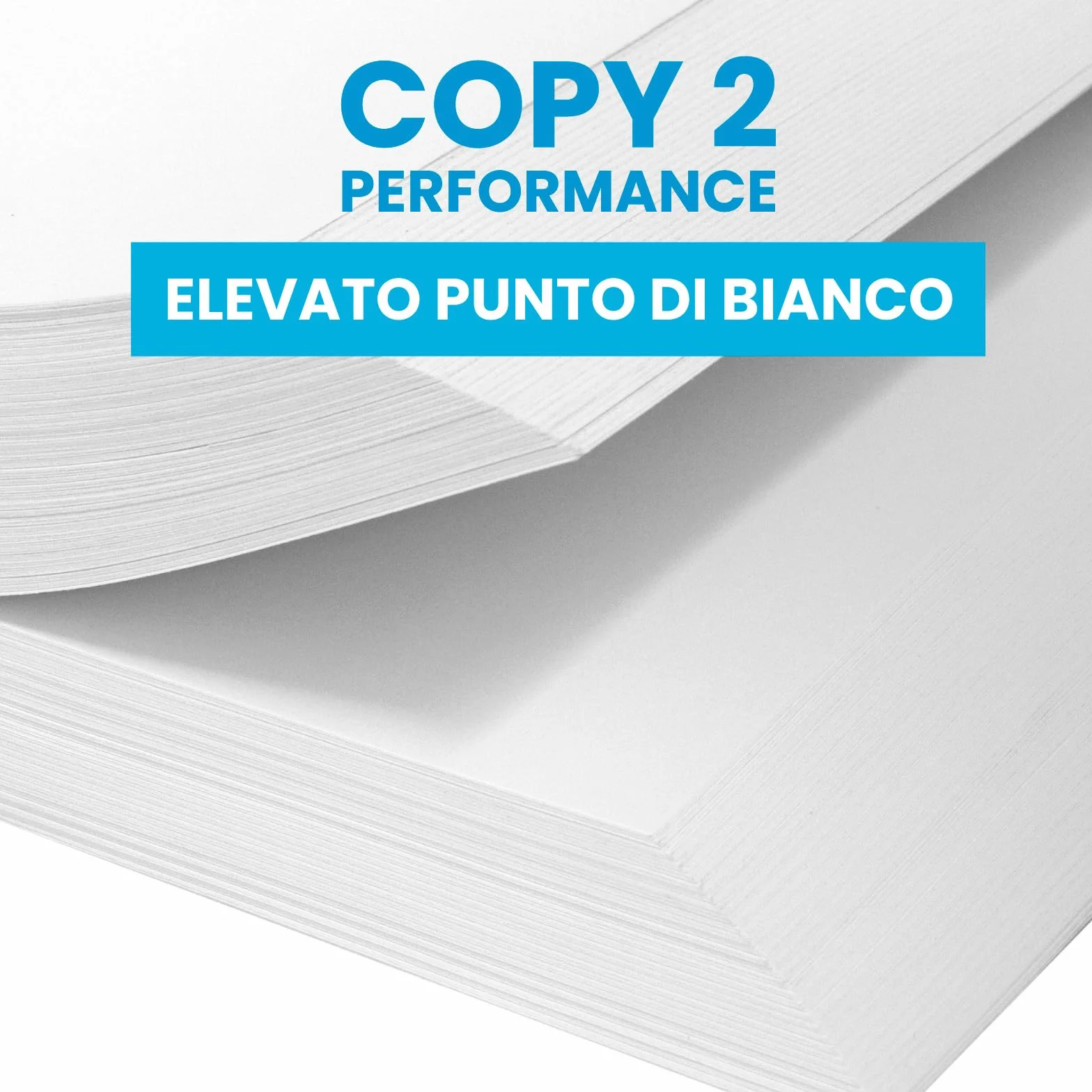 Fabriano Carta A4 per Stampante Copy 2, 80gr, 5 Risme 2500 Fogli, Multiuso Ufficio Fotocopie