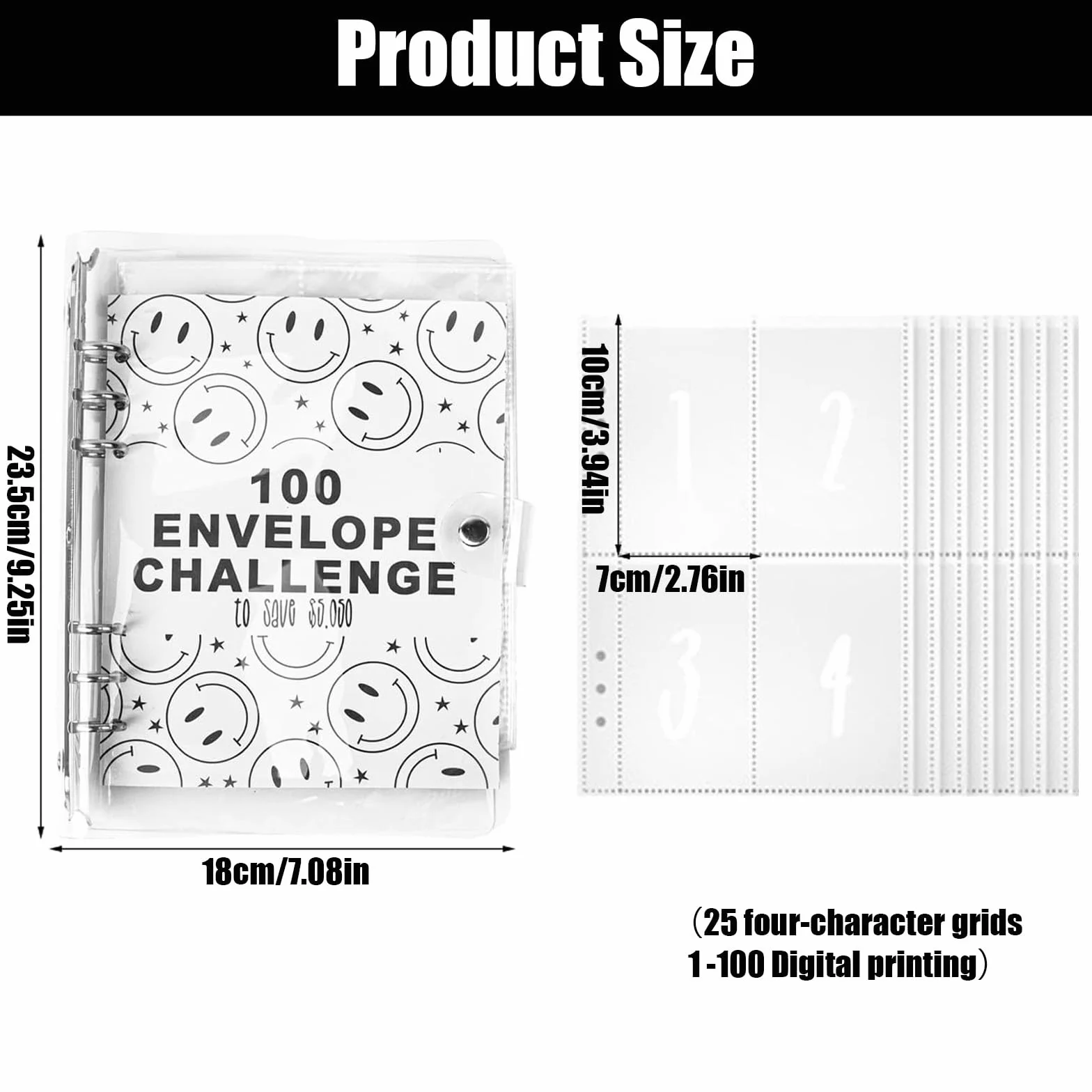 Agenda Del Risparmio 5050 Euro 100 Buste Money Binder