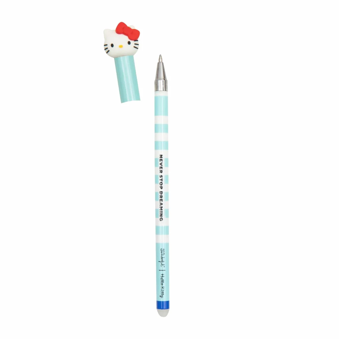 Mr. Wonderful Penna cancellabile Bo-Bo Hello Kitty Never stop dreaming blu a sfera