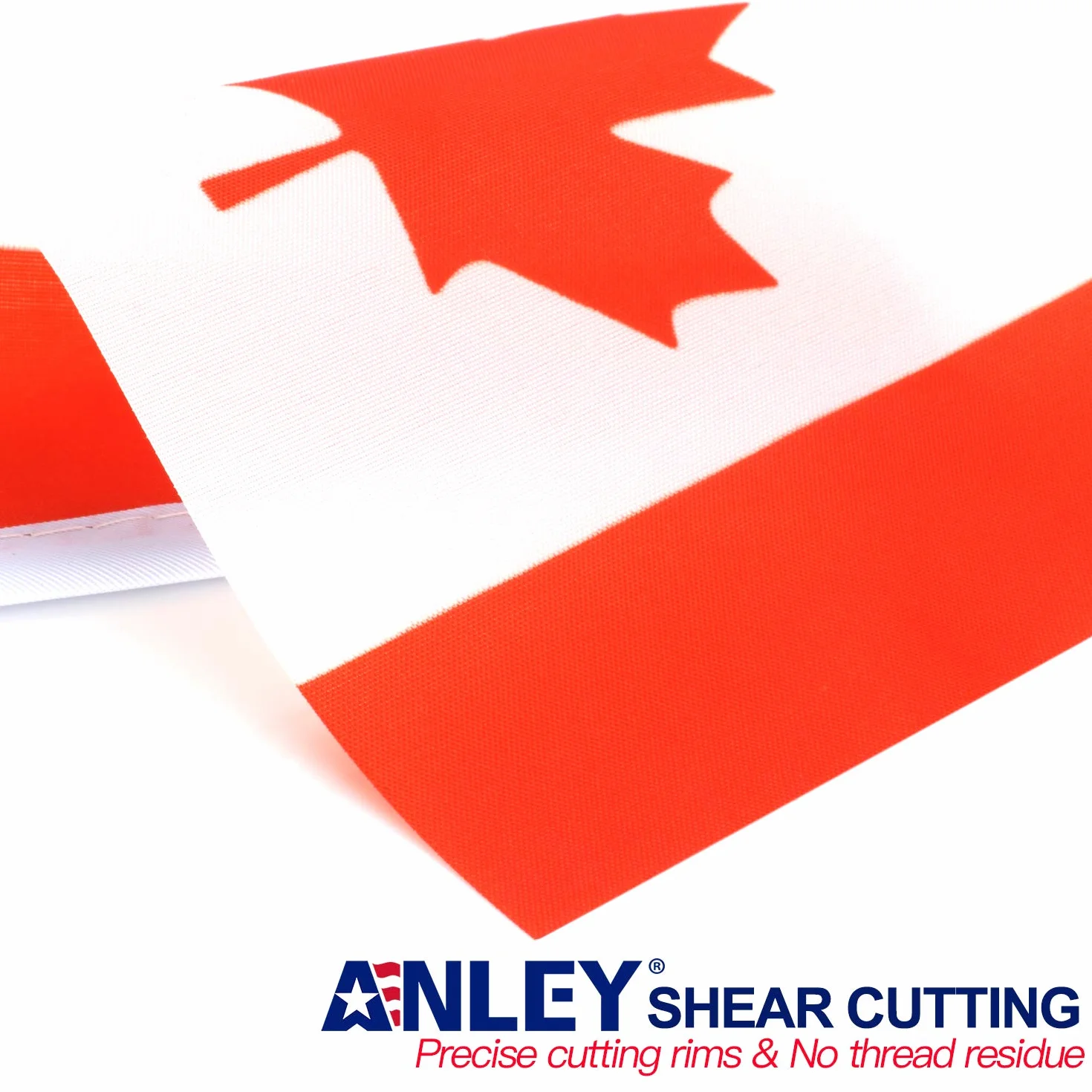 ANLEY Canada Deluxe bandiera da scrivania 6 x 4 pollici bandiera canadese in miniatura asta 12" base nera