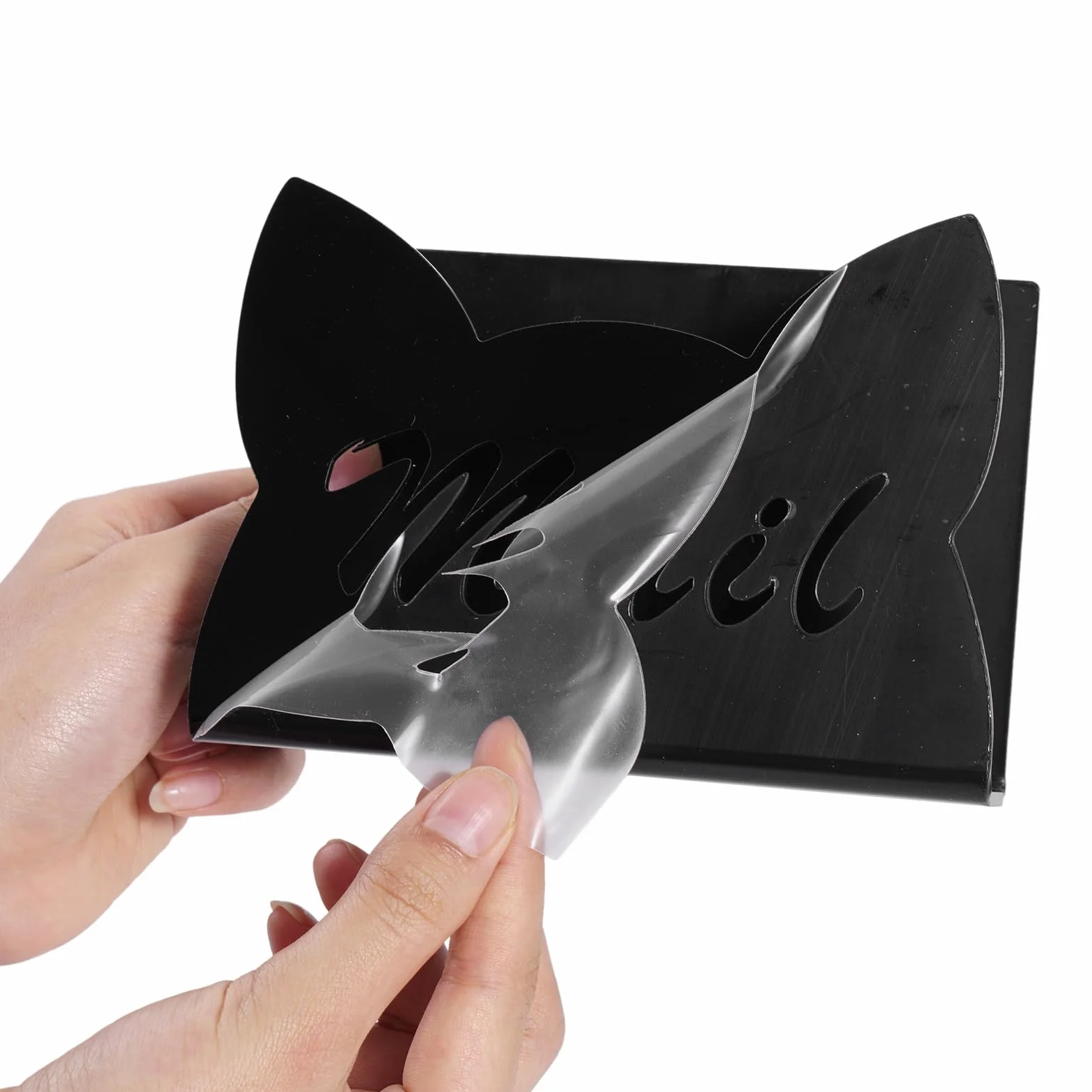 Clear Acrylic Mail Organizer Envelope Holder Postcard Sorter Compact Desk Stand 1 Pack 5.91 x 2.36 x 3.94 pollici