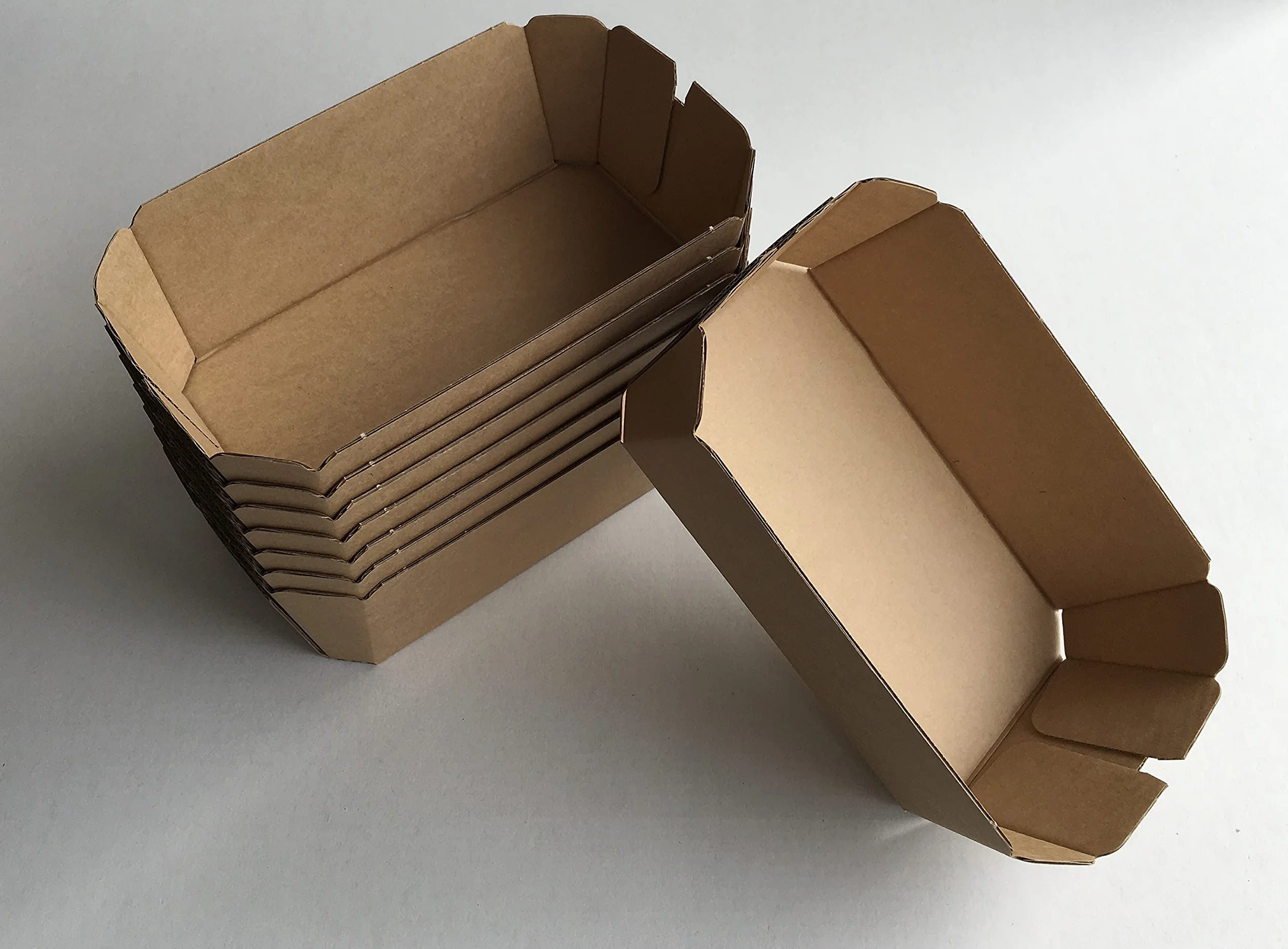 Scatole in Cartoncino Kraft Avana per Packaging Regalo, Cestini Aperti 500gr Bomboniere Ecosostenibili