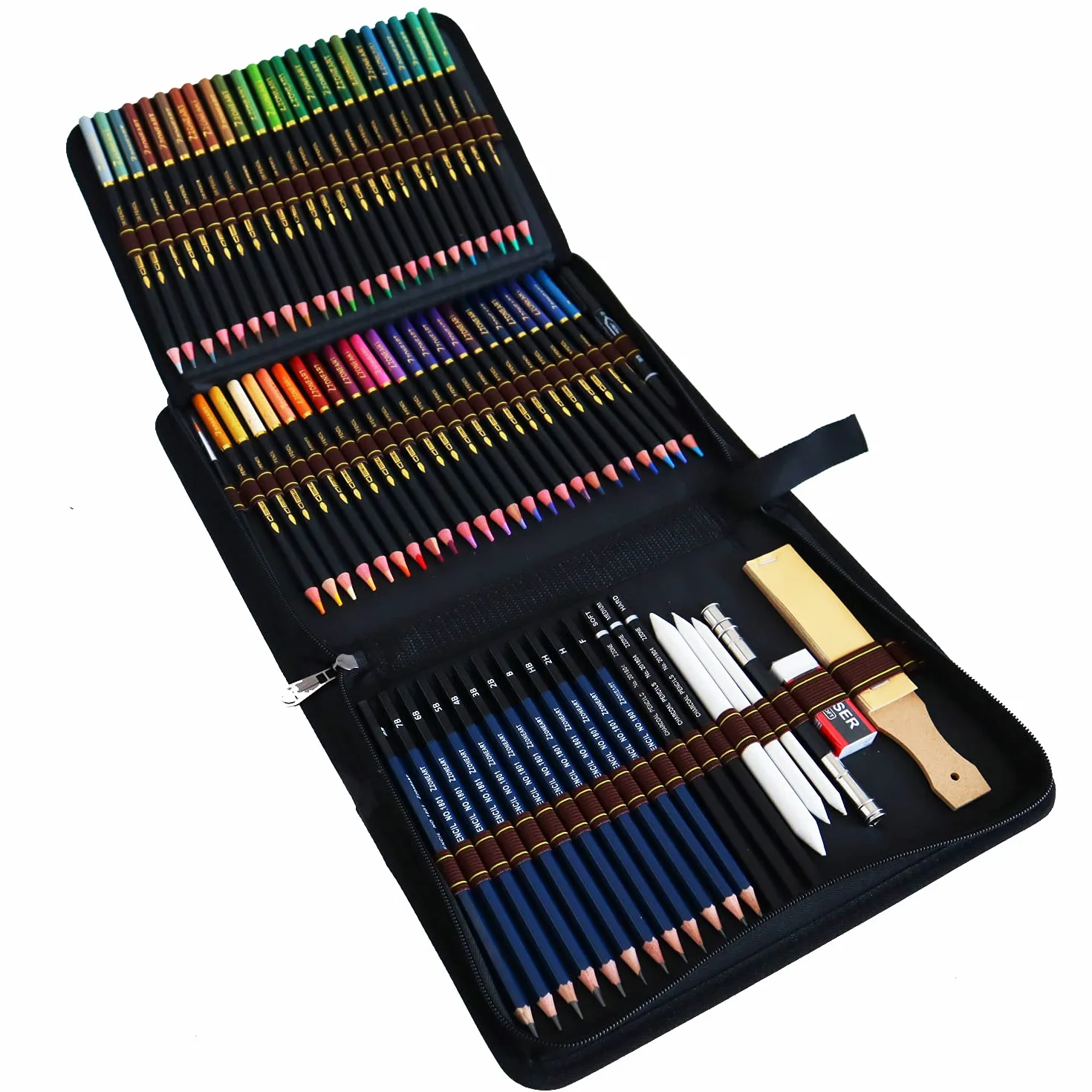 Matite Colorate Acquarellabili per Adulti, Disegno e Schizzi Artistico 72 Pezzi