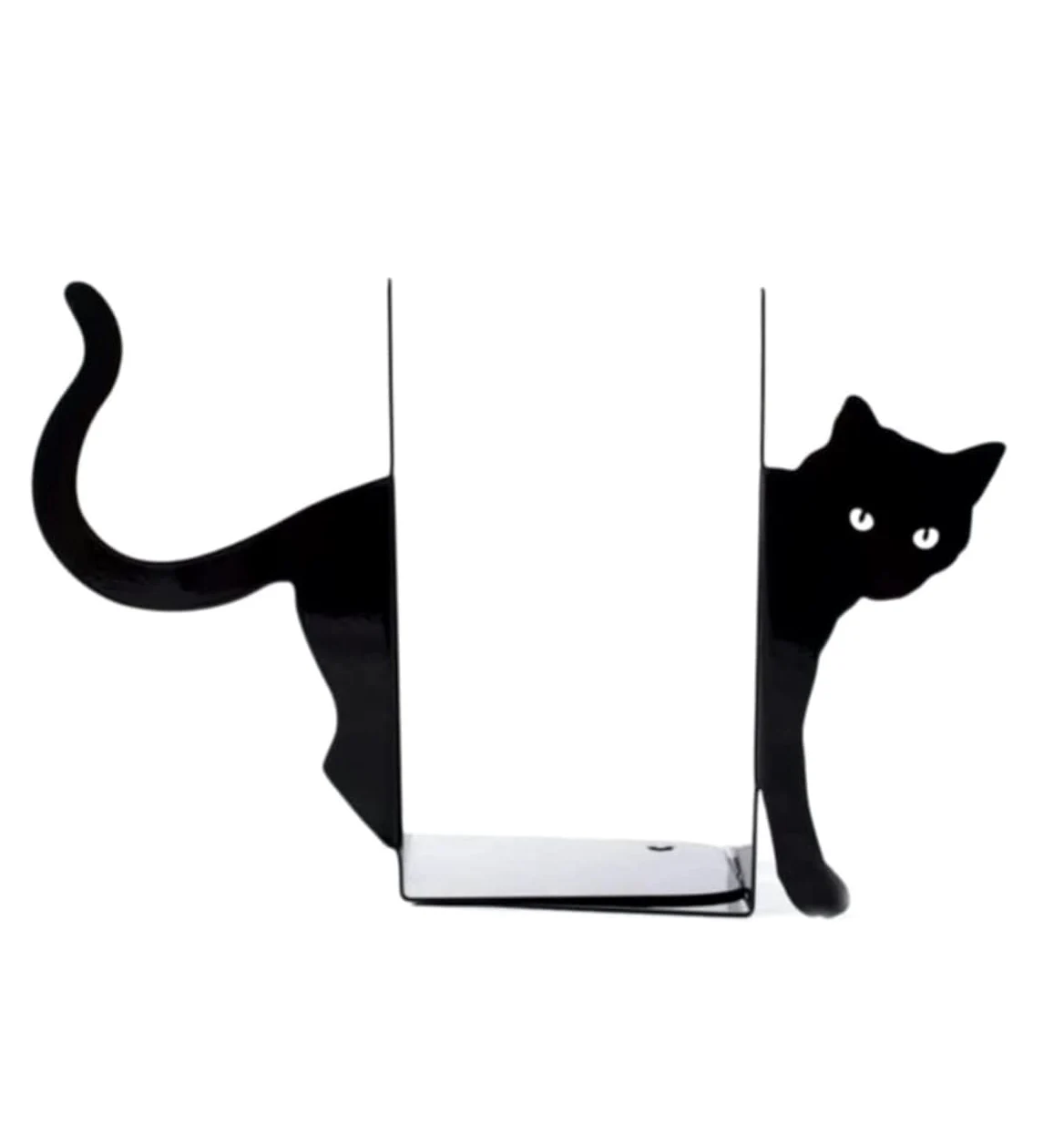 Reggi Libri, Fermalibri Fermalibri Decorativi In ​​​​metallo A Forma Di Gatto Porta Libri Supporto Artistico In Ferro Per Scaffali Per Antiscivolo Ufficio Casa Scrivania