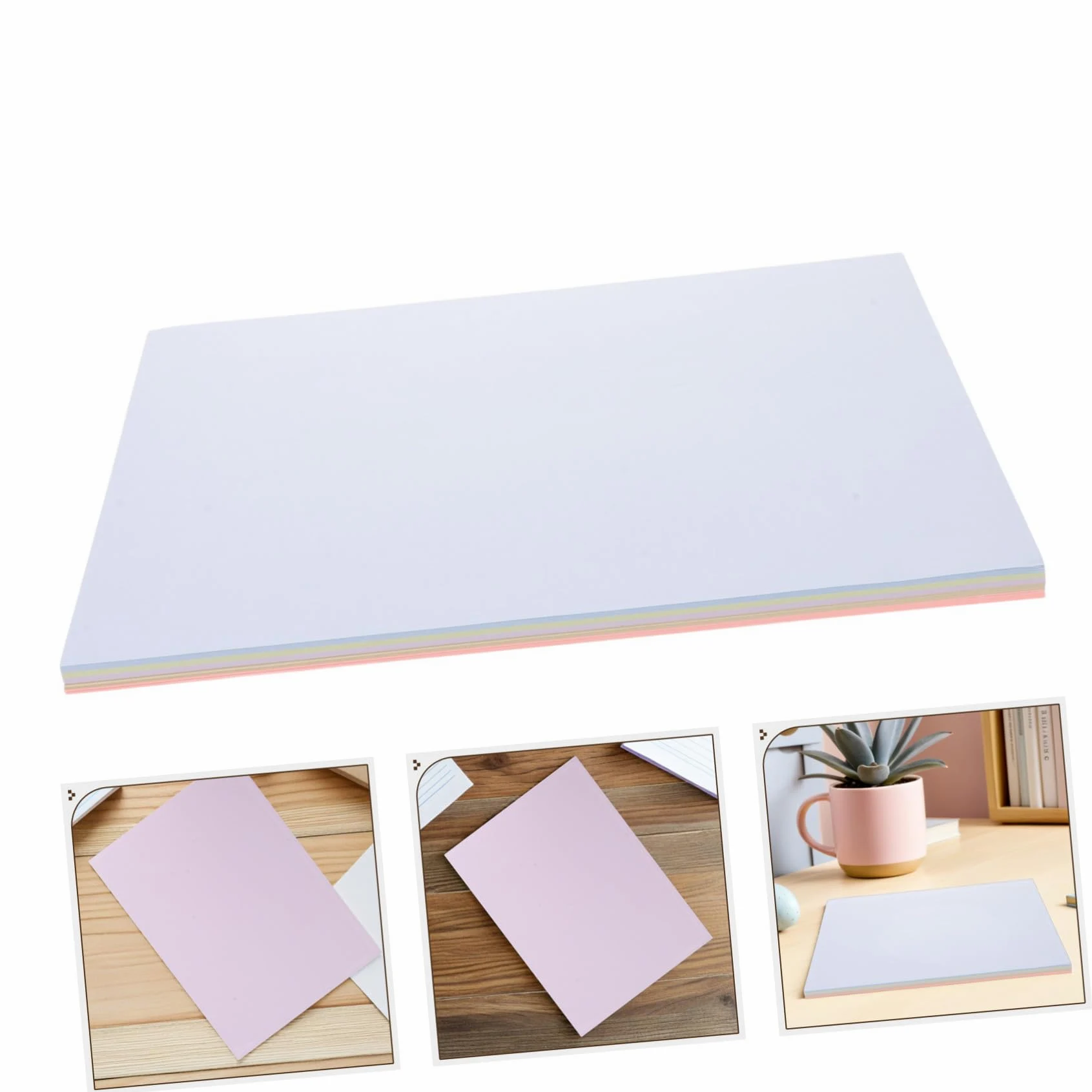 HOMSFOU 200fogli Carta da Stampa Colorata per Stampante Carta per Fotocopie Leggera Colorata Fogli Stampabili Cartoncino per Stampante per Progetti Artistici e Origami