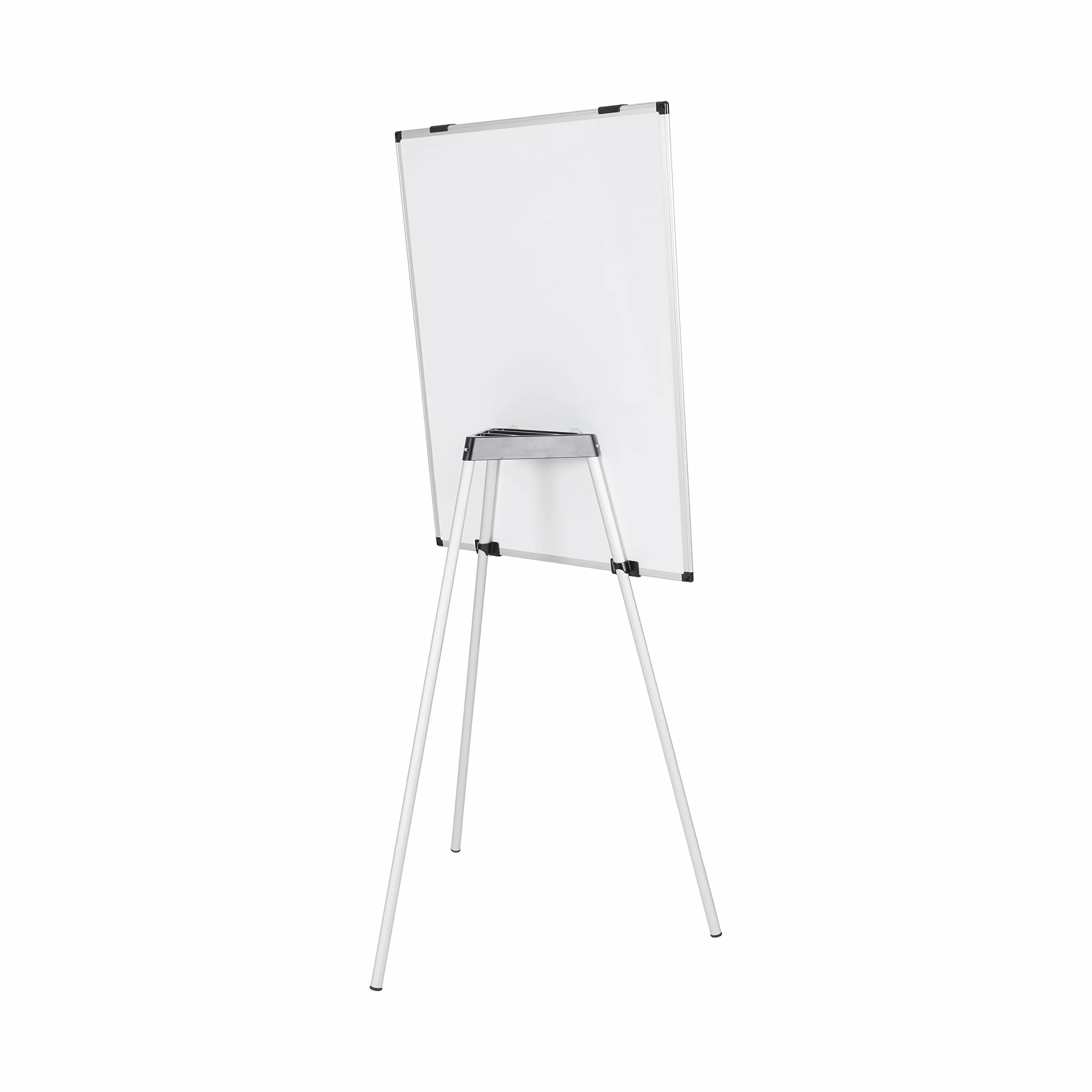 Bi-Office Earth Kyoto Lavagna Portablocco Treppiede, Superficie Non-Magnetico, 70 x 100 cm (formato Euro), Superficie Cancellabile A Secco, Cornice In Alluminio